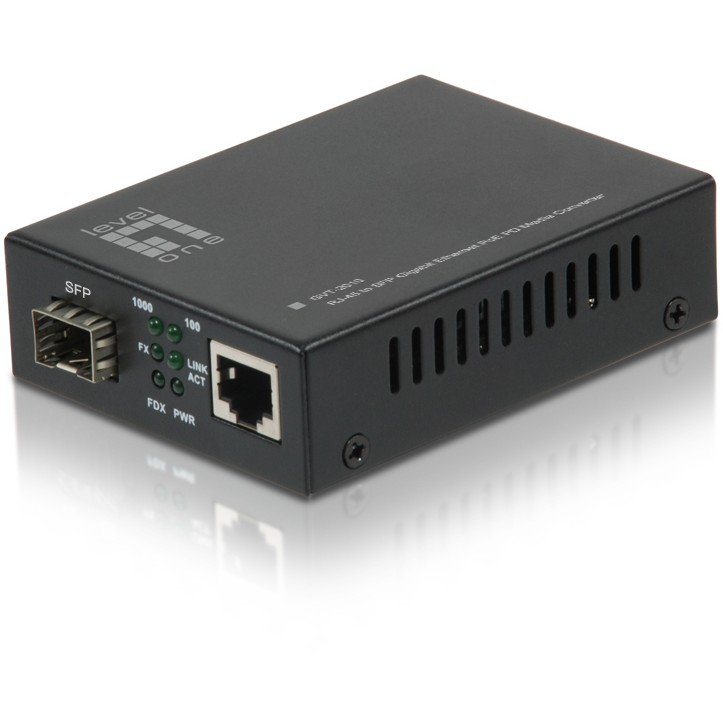 Konverter LEVELONE GVT-2010 10/100/1000T>1000SX-1