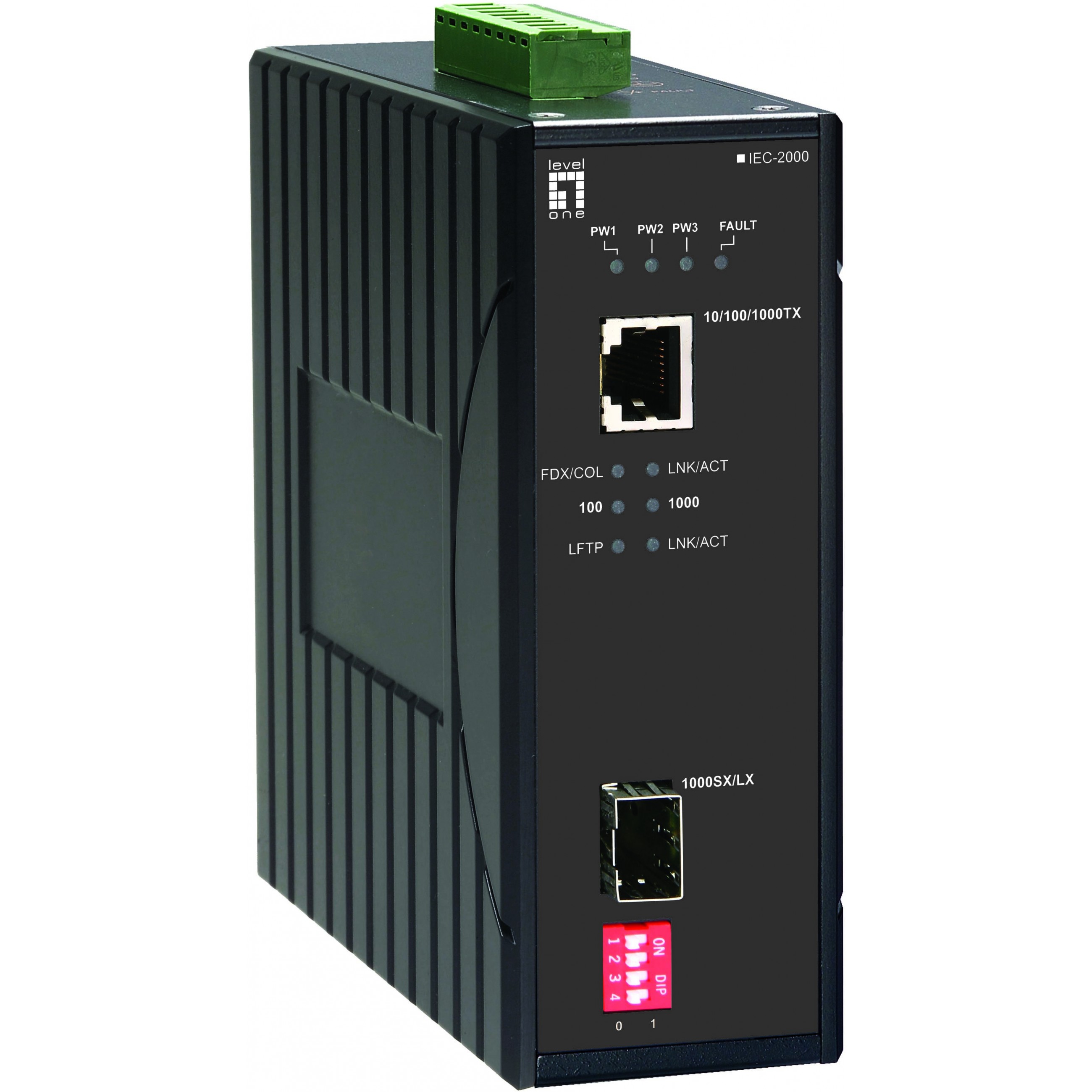 Konverter LEVELONE IEC-2000 10/100TX>100FX 2km