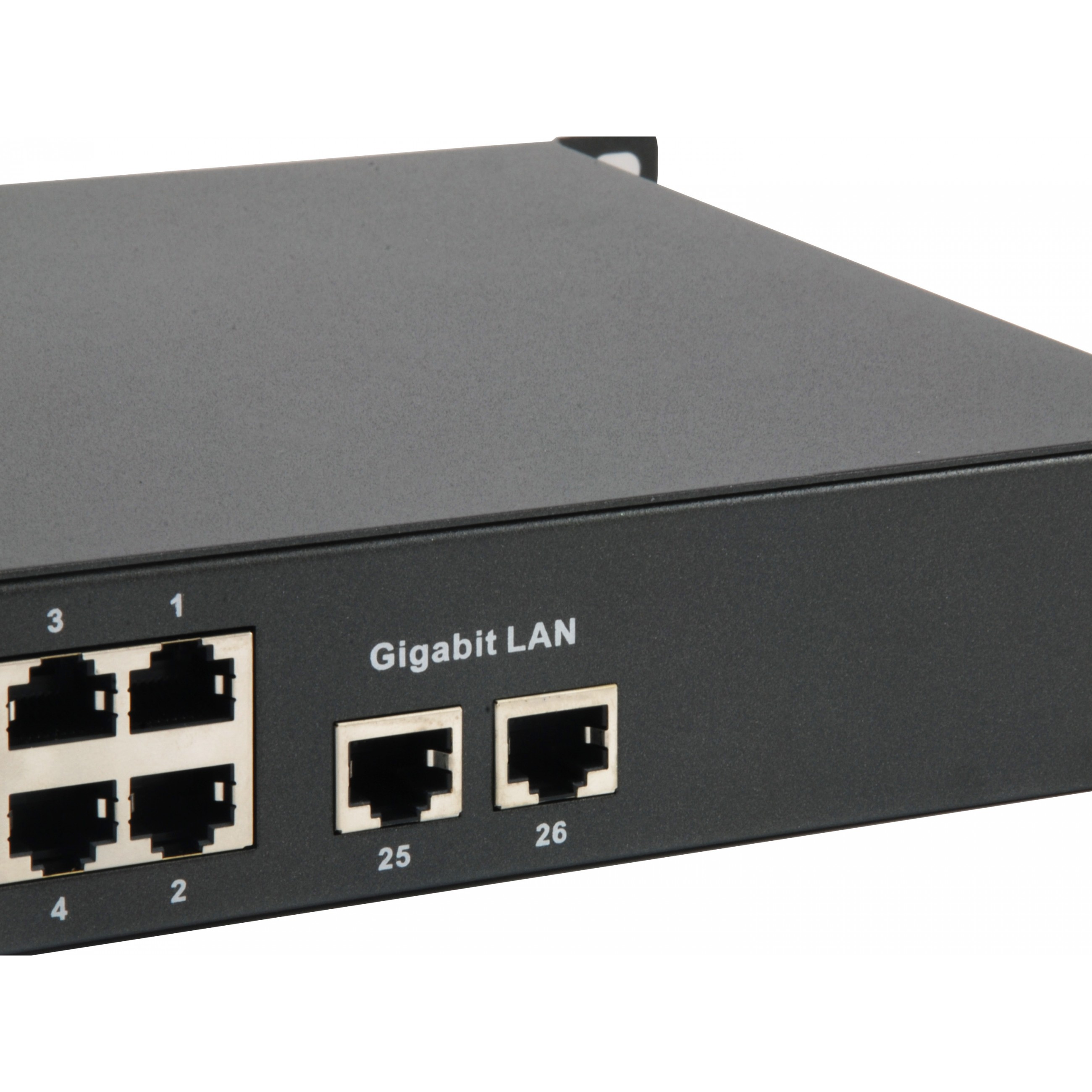 Switch LEVELONE FGP-2601 24x FE 2xGE 19" 150W 24xPoE-2