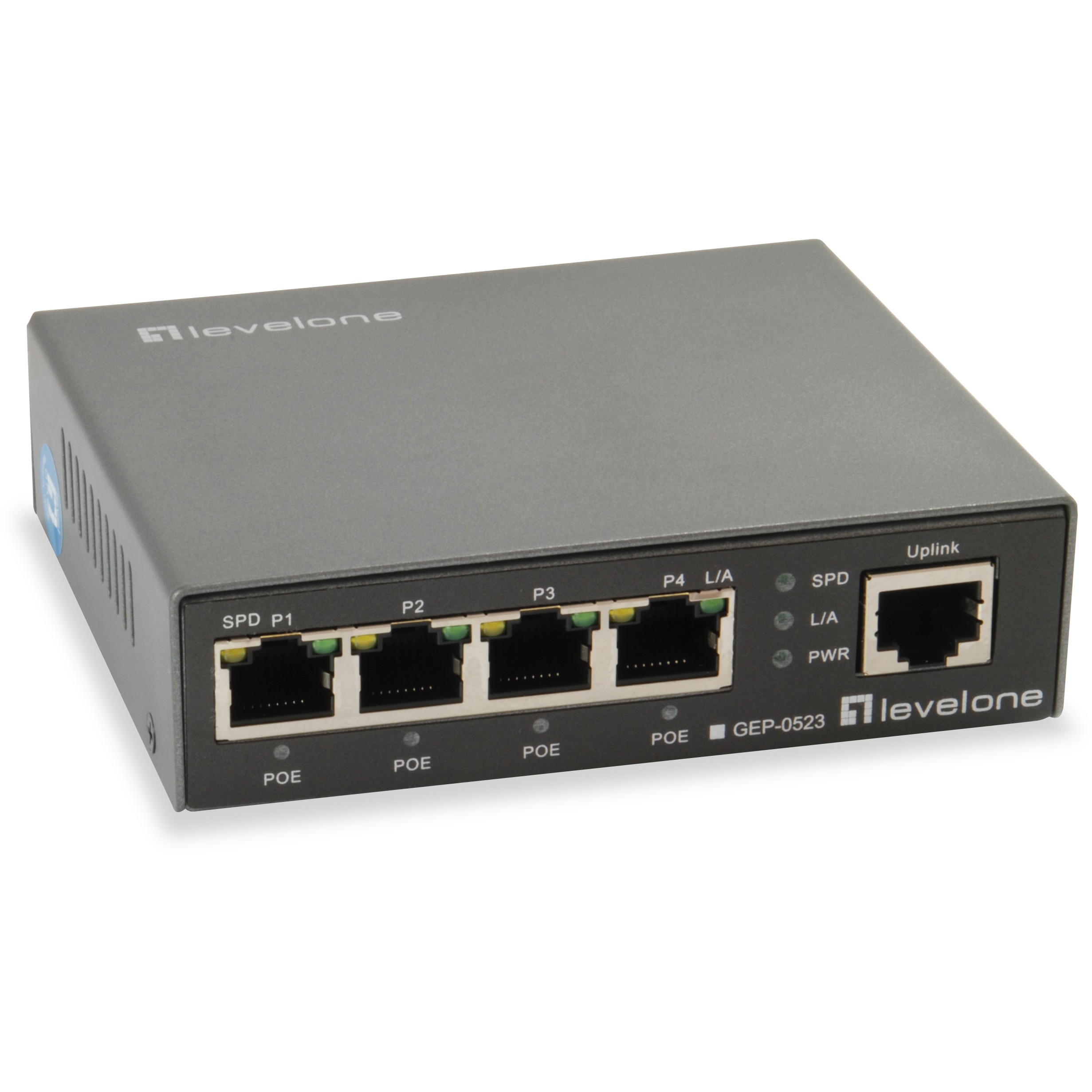 Switch LEVELONE GEP-0523 5x GE 60W 4xPoE+-0