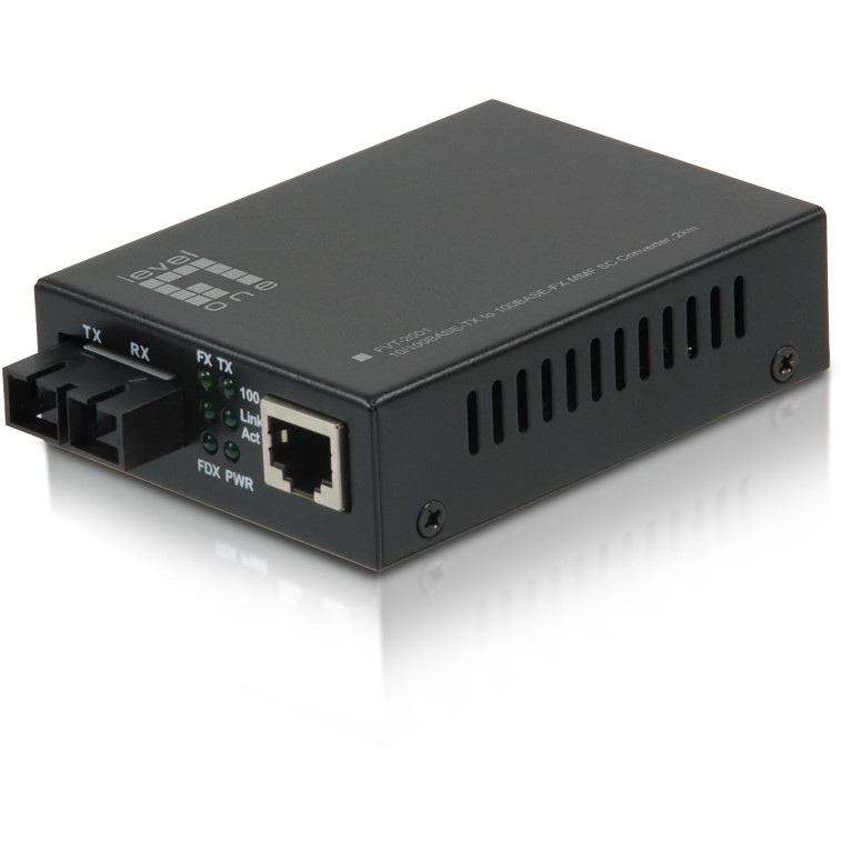 Konverter LEVELONE FVT-2001 10/100TX>100FX SC MM 2km-0
