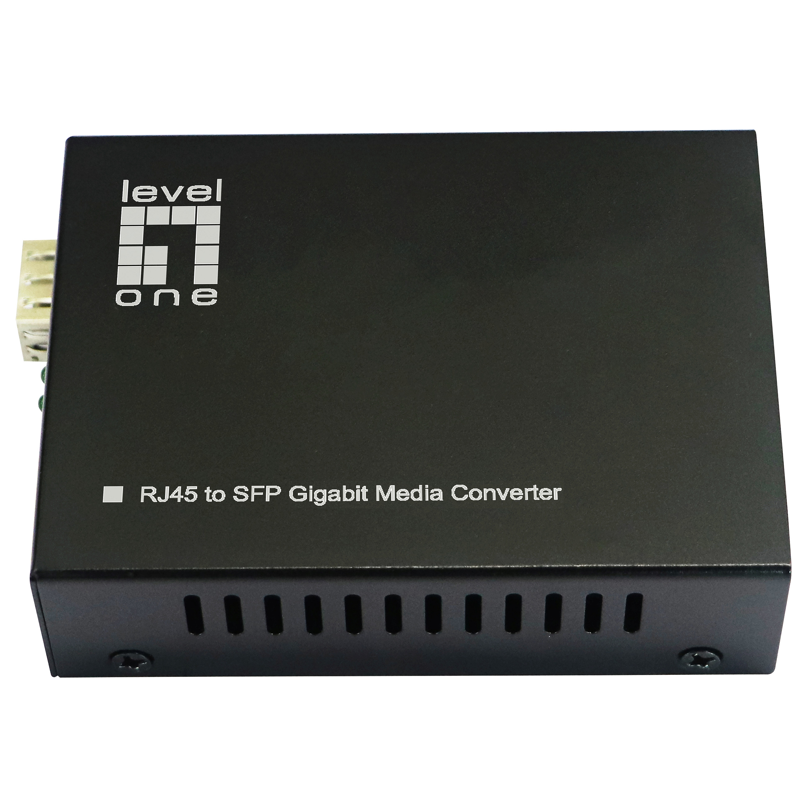 Media konverter LEVELONE GVT-2015 (gigabit rj45 to sfp, 60w poe)-0