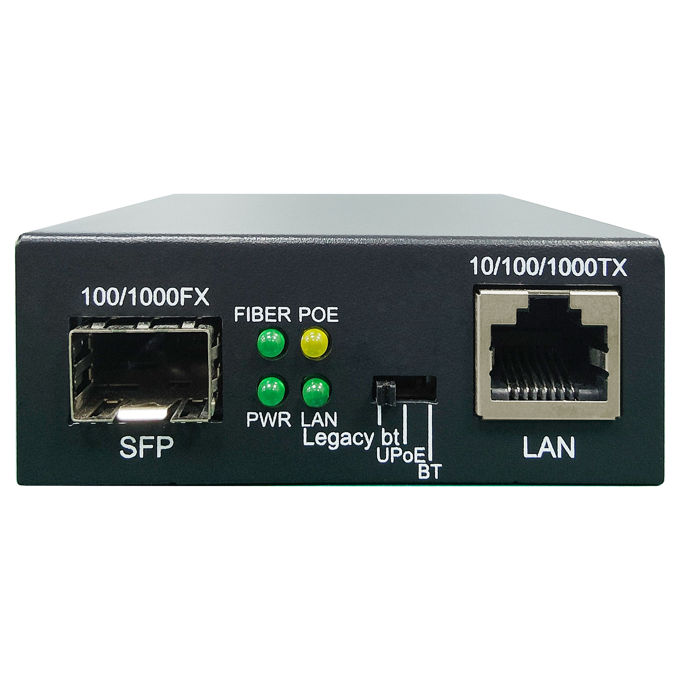 Media konverter LEVELONE GVT-2015 (gigabit rj45 to sfp, 60w poe)-2