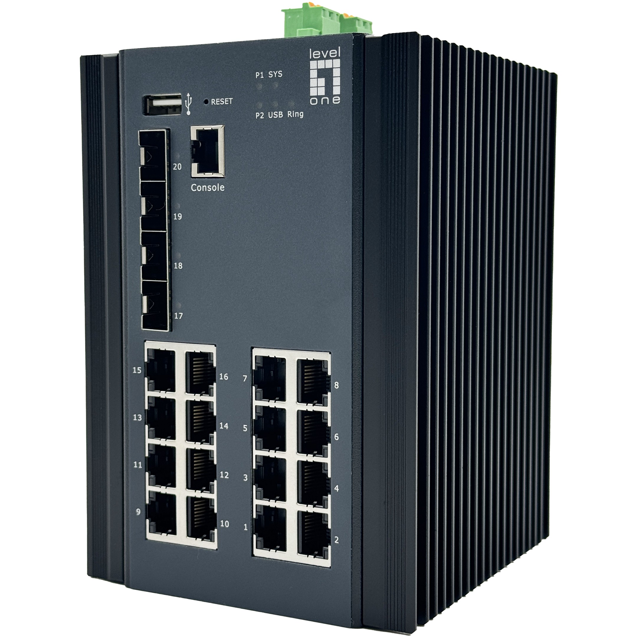 Switch LEVELONE IGU-2071 20x GE (16x 1GbE, 4x 2.5GbE SFP)-0