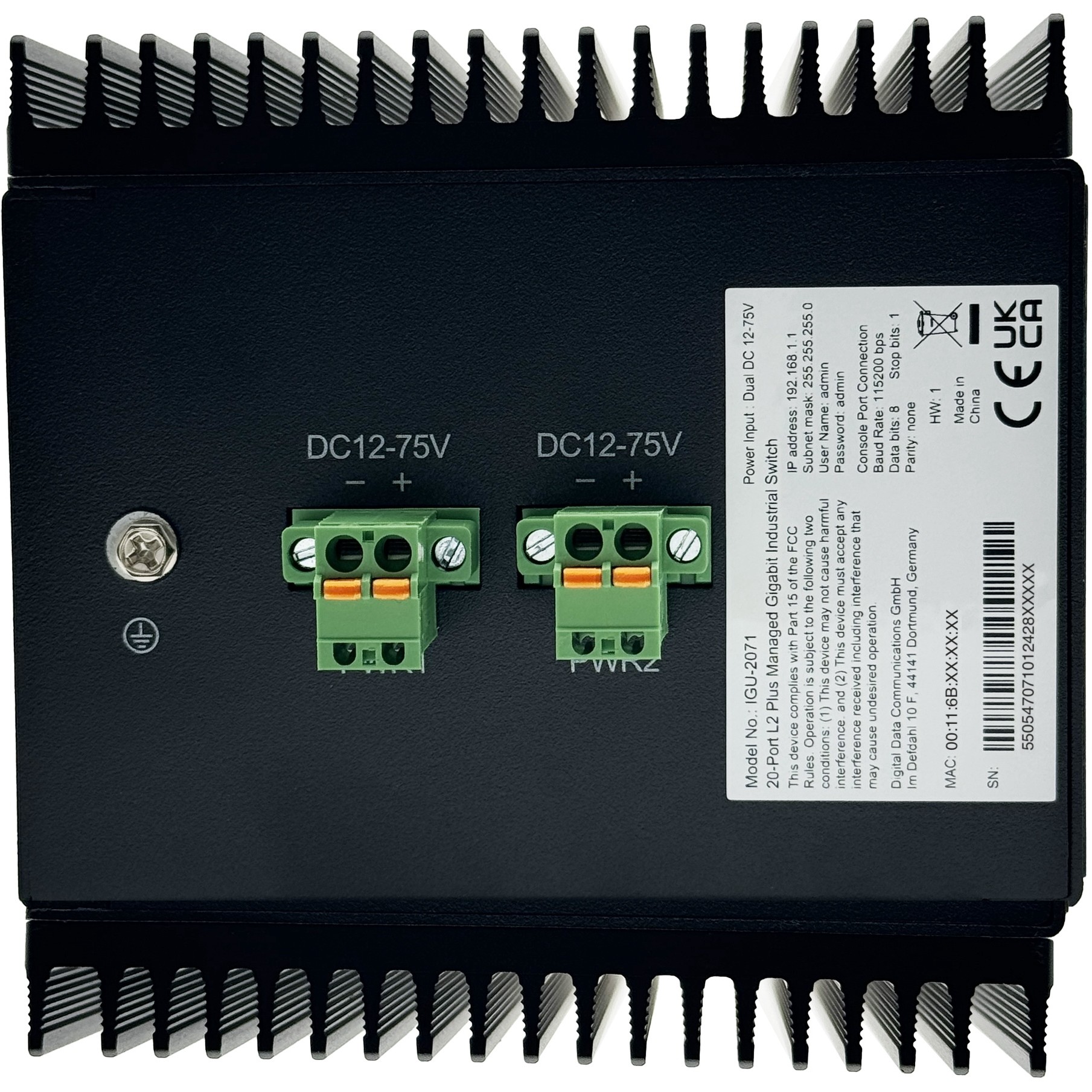 Switch LEVELONE IGU-2071 20x GE (16x 1GbE, 4x 2.5GbE SFP)-2