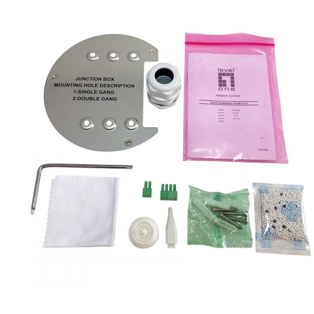 IP Kamera LEVELONE IPCam FCS-3616 Dome Out 6MP H.265 IR 10W PoE-1