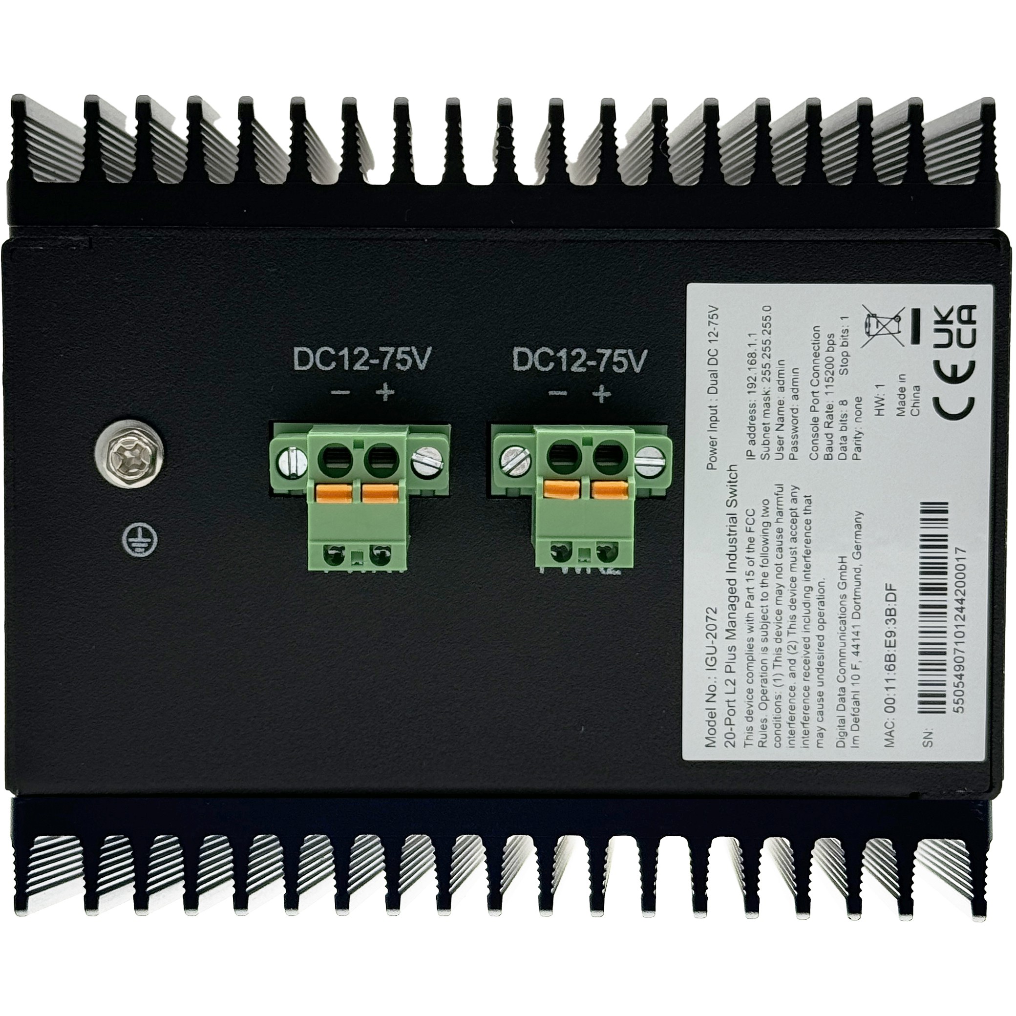 Switch LEVELONE IGU-2072 20x GE (8x 1GbE, 8x 2.5GbE SFP)-2