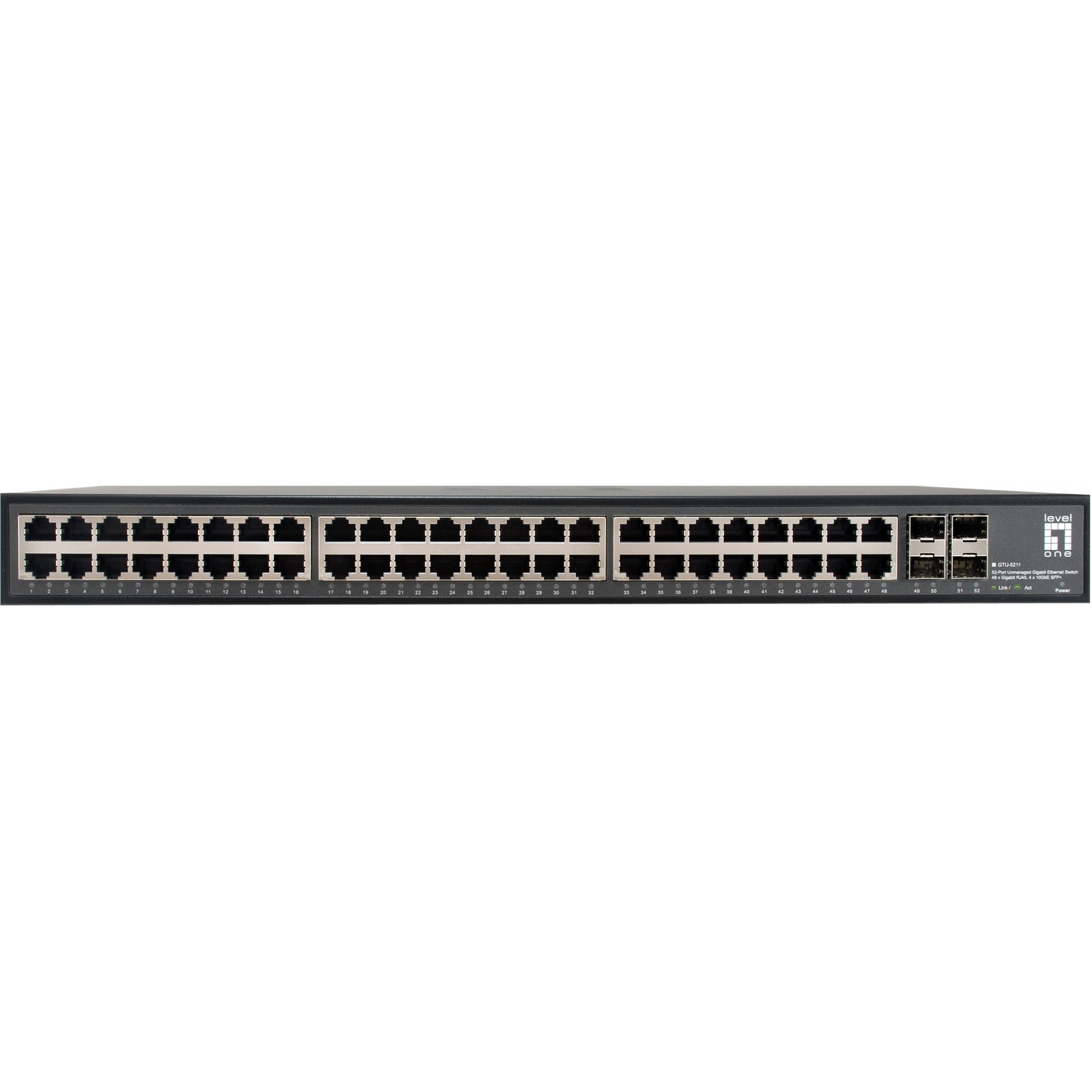 Switch LEVELONE GTU-5211 48x GE 4x10GSFP+-1