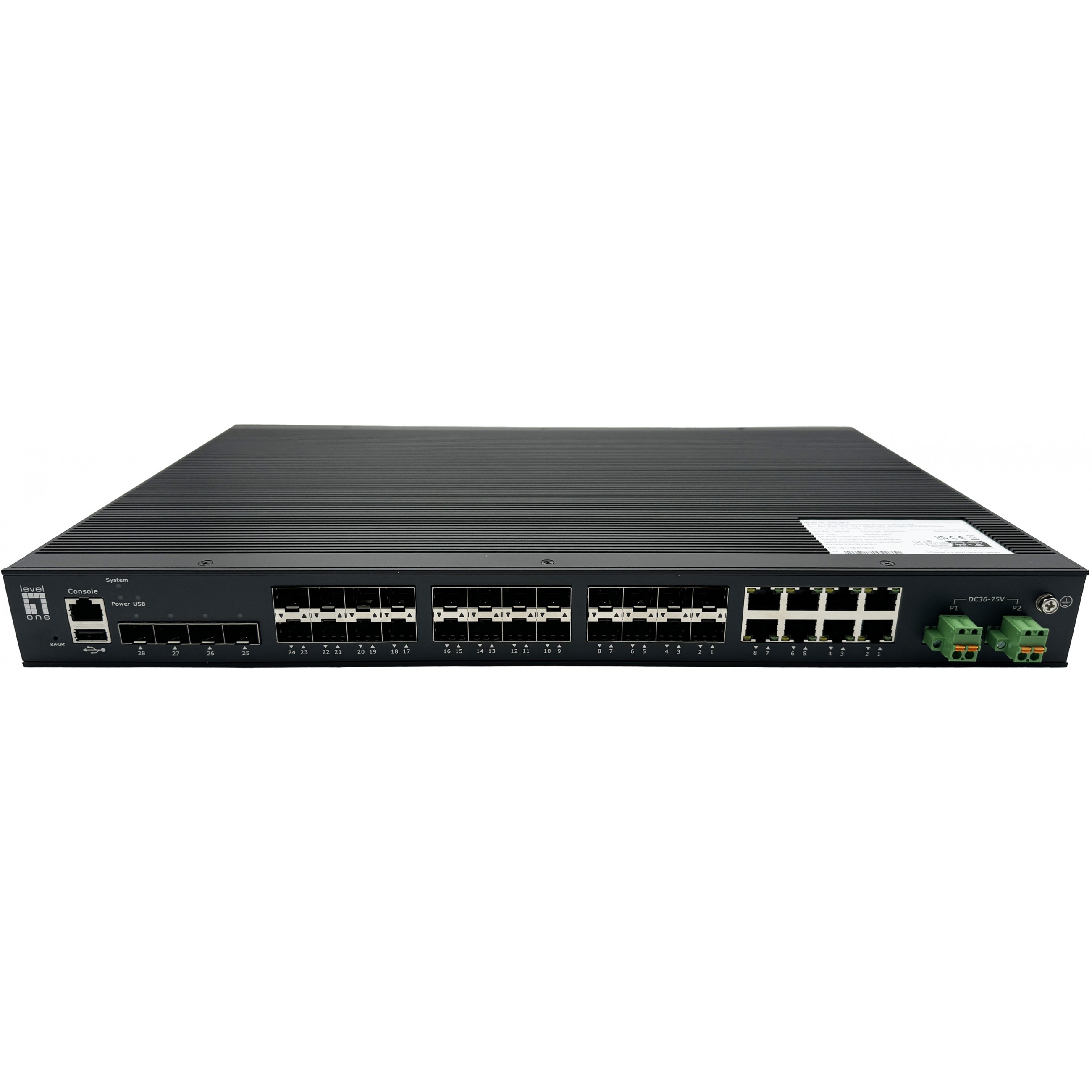 Switch LEVELONE IGU-2872 28x GE 4x2.5GbE 16x1.25GbE SFP-0