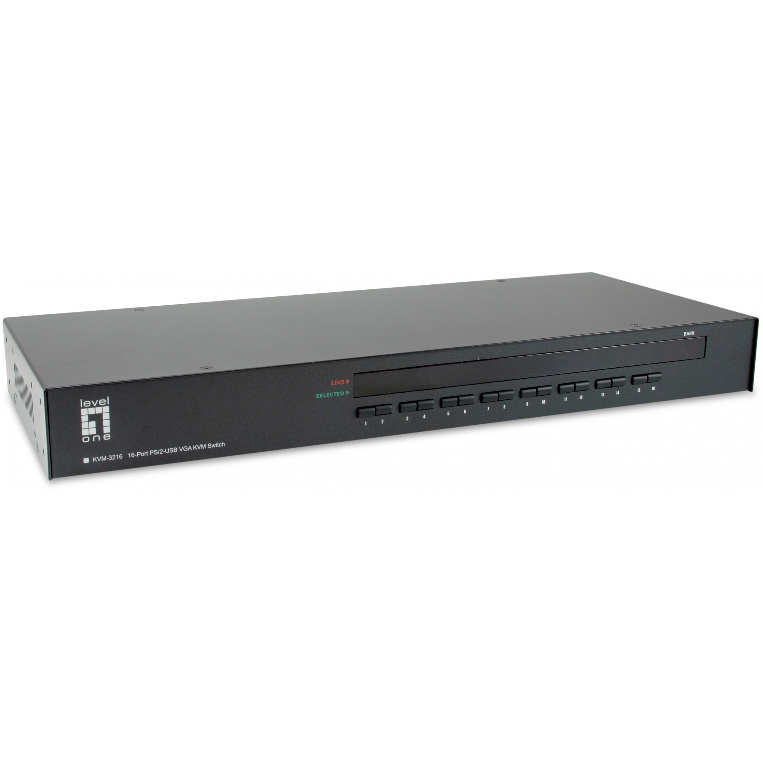 KVM Switch LEVELONE KVM-3216 16-Port PS/2-USB VGA