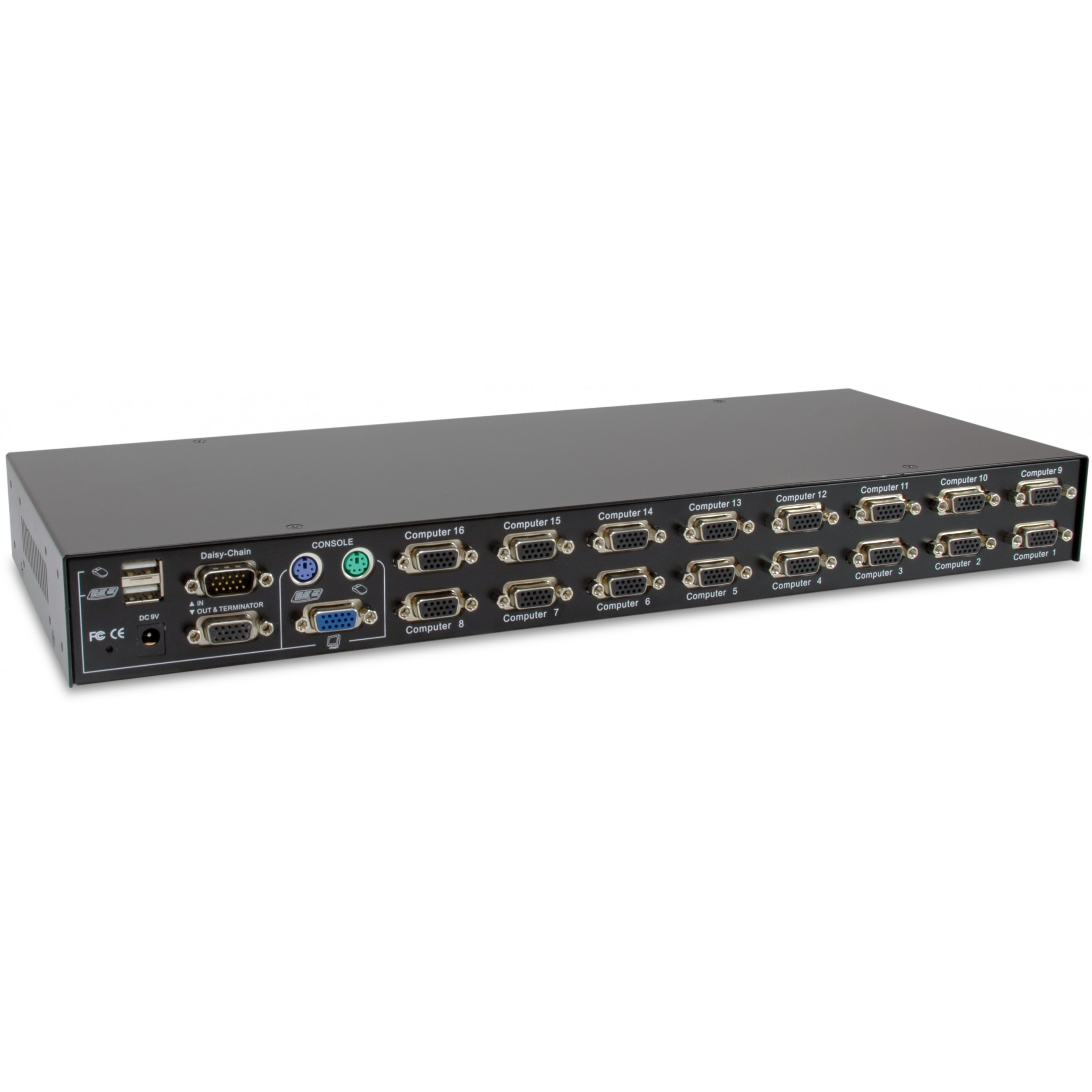 KVM Switch LEVELONE KVM-3216 16-Port PS/2-USB VGA-1