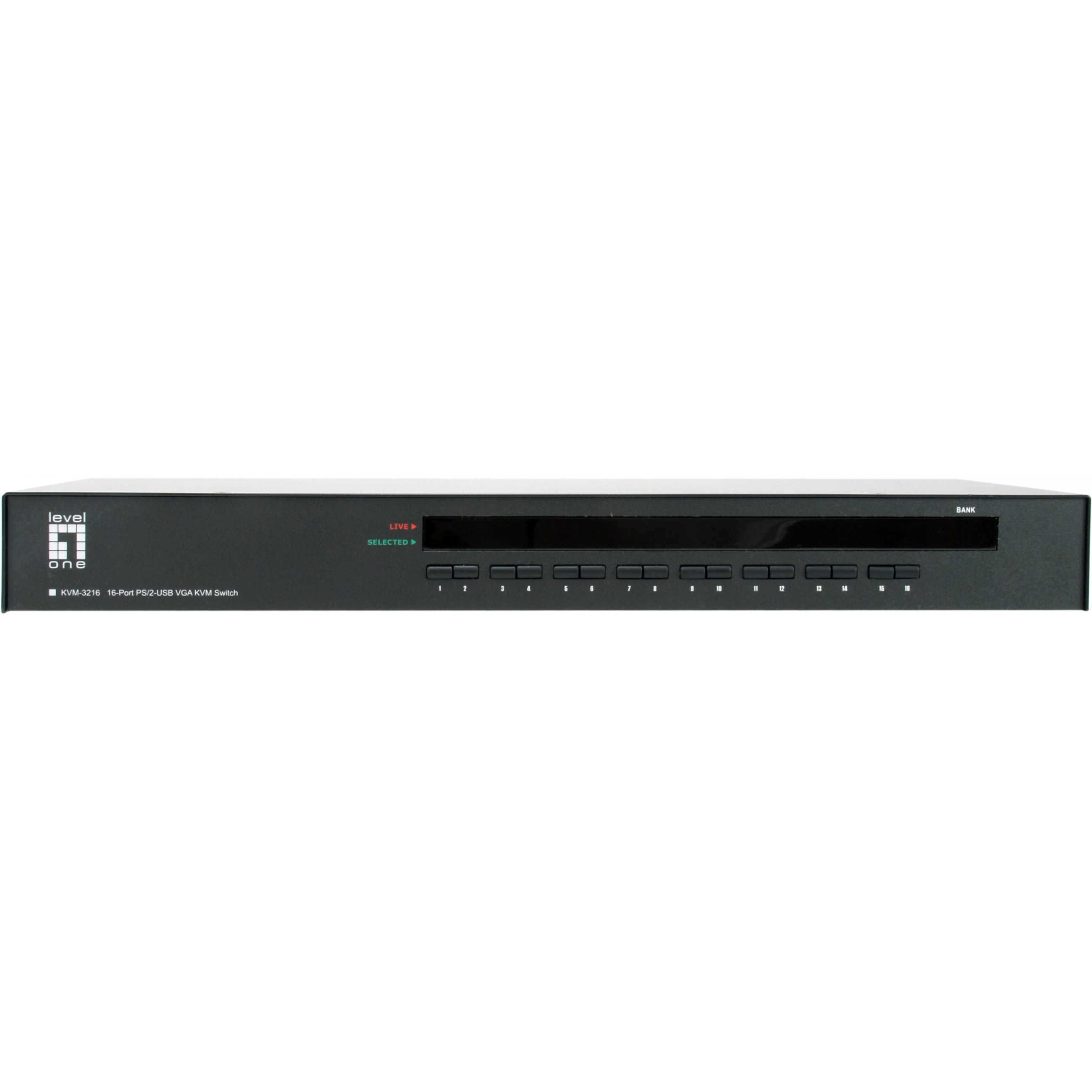 KVM Switch LEVELONE KVM-3216 16-Port PS/2-USB VGA-2