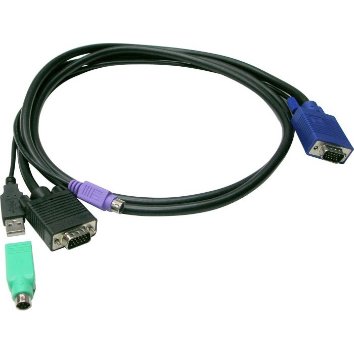 Kabel LEVELONE ACC-3203 KVM USB+PS/2 5.00m-0
