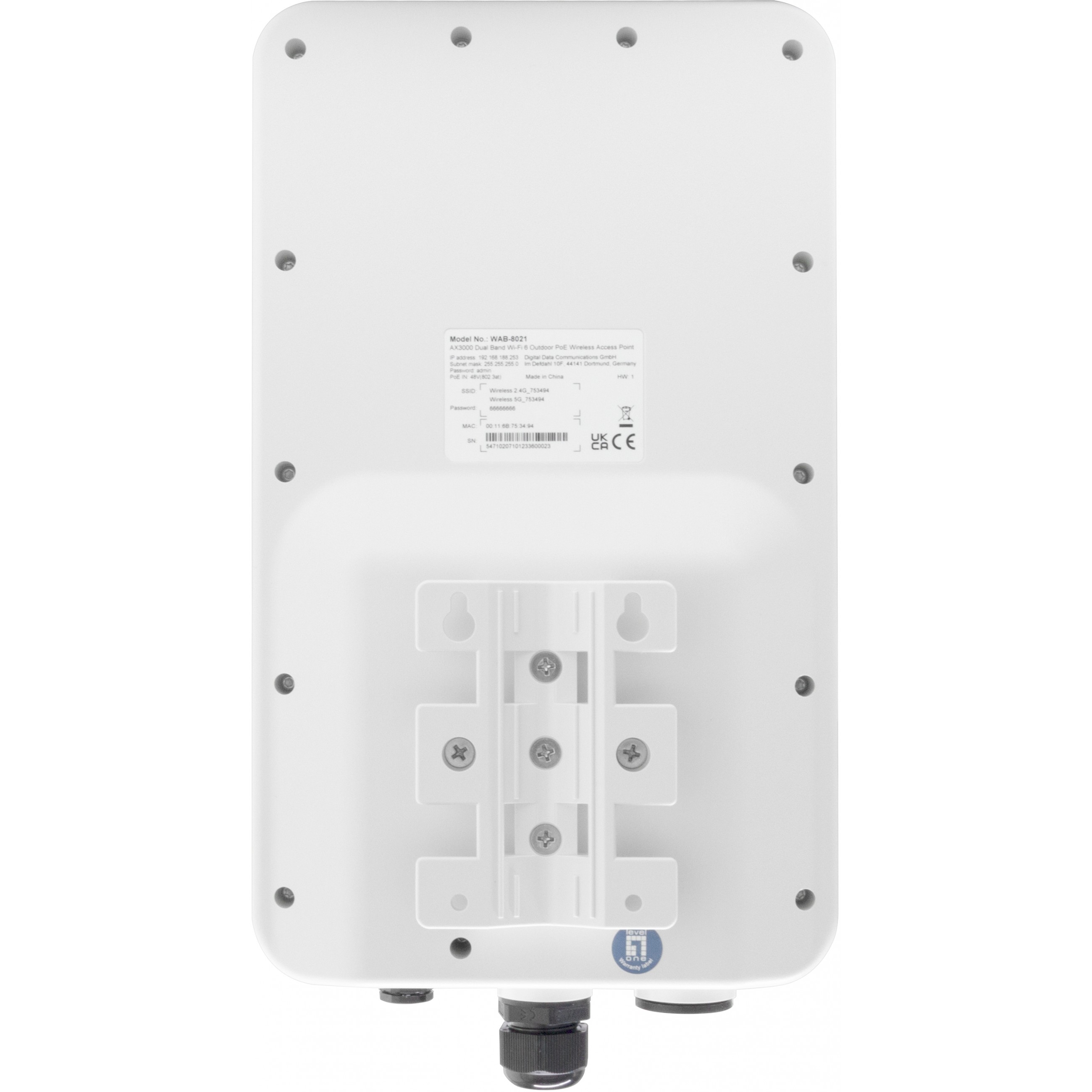 WLAN Access Point LEVELONE AX3000 WiFi6 outdoor PoE DualBand-2