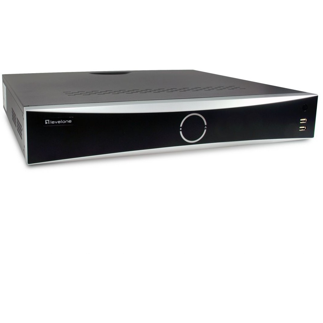 NVR LevelOne NVR-0411 32-Kanal Netzwerk Videorek. PoE H.265 10TB-0