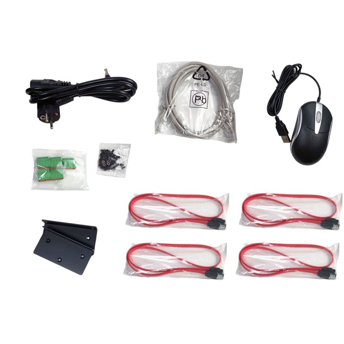 NVR LevelOne NVR-0411 32-Kanal Netzwerk Videorek. PoE H.265 10TB-4