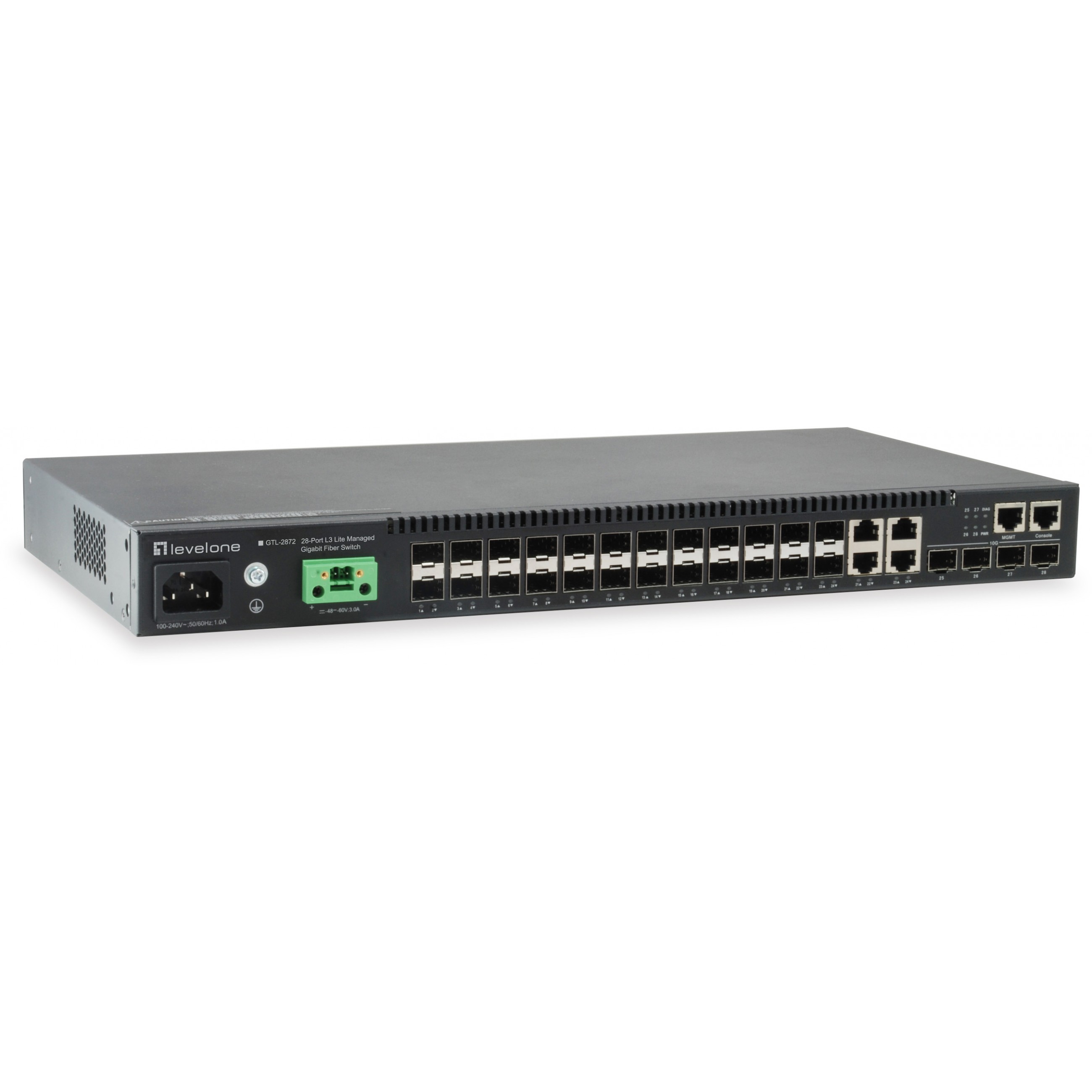 Switch LevelOne GTL-2872 24x SFP 4xGE 4xSFP+-0