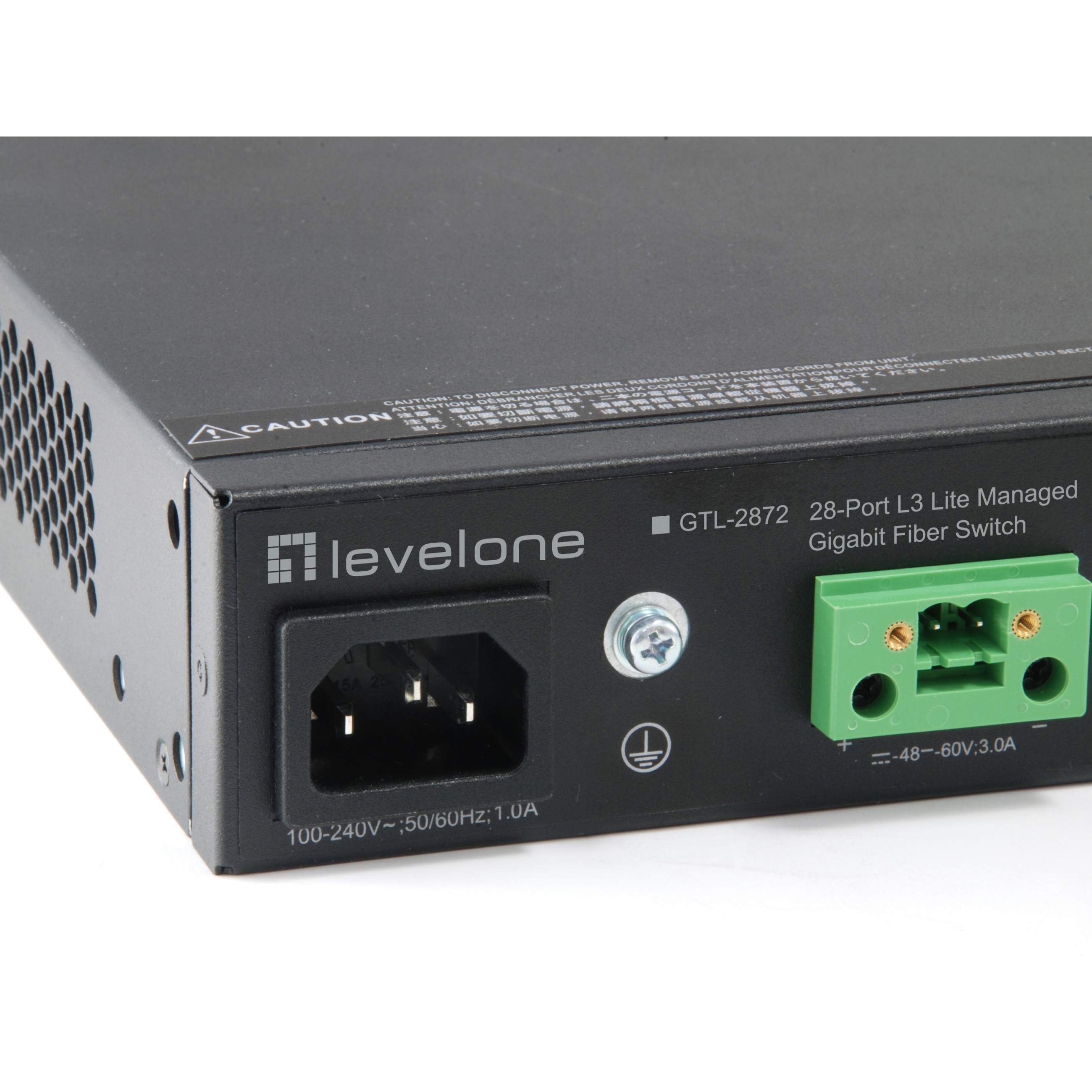 Switch LevelOne GTL-2872 24x SFP 4xGE 4xSFP+-2