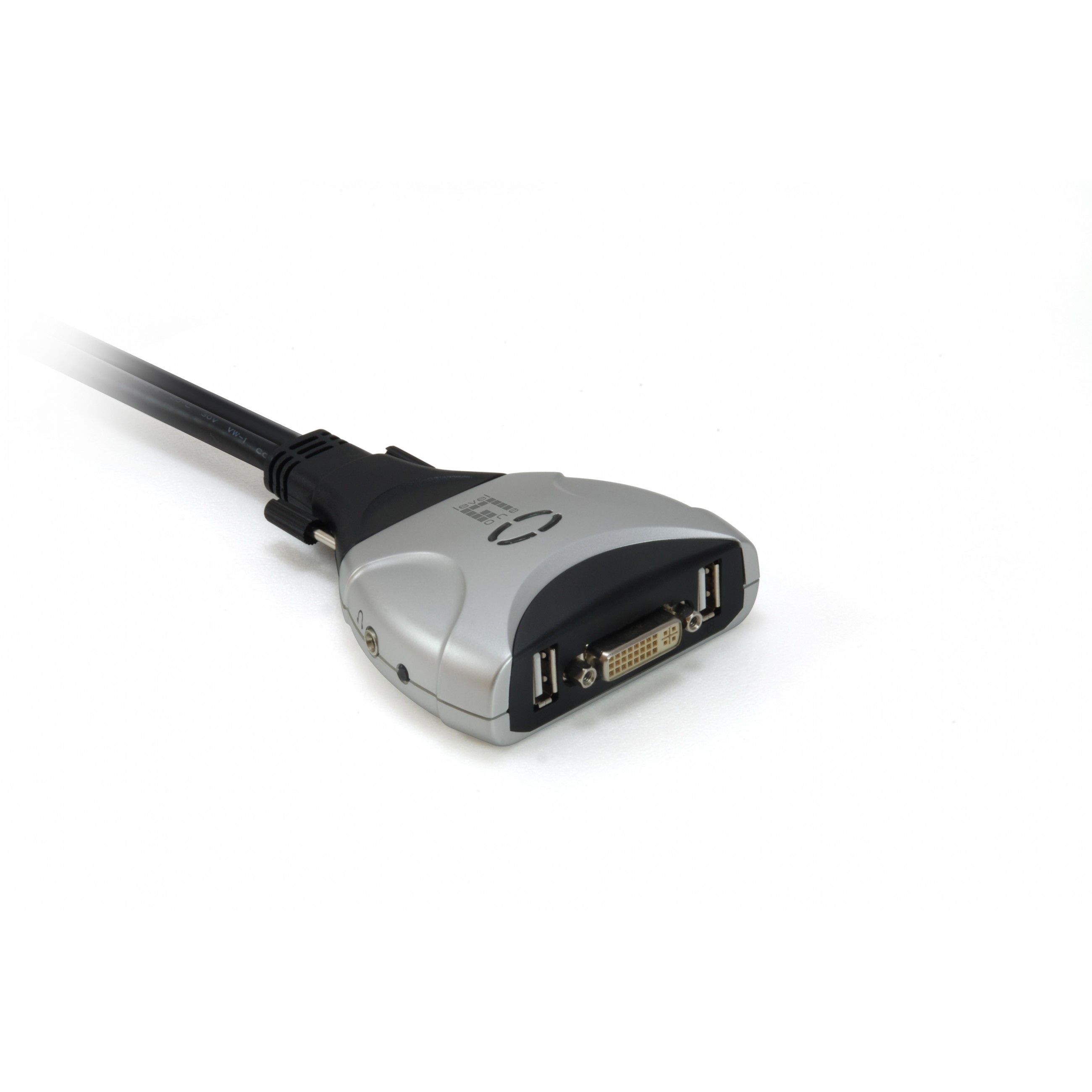 KVM Switch LEVELONE KVM-0260 V2 2x DVI/USB s audio-2