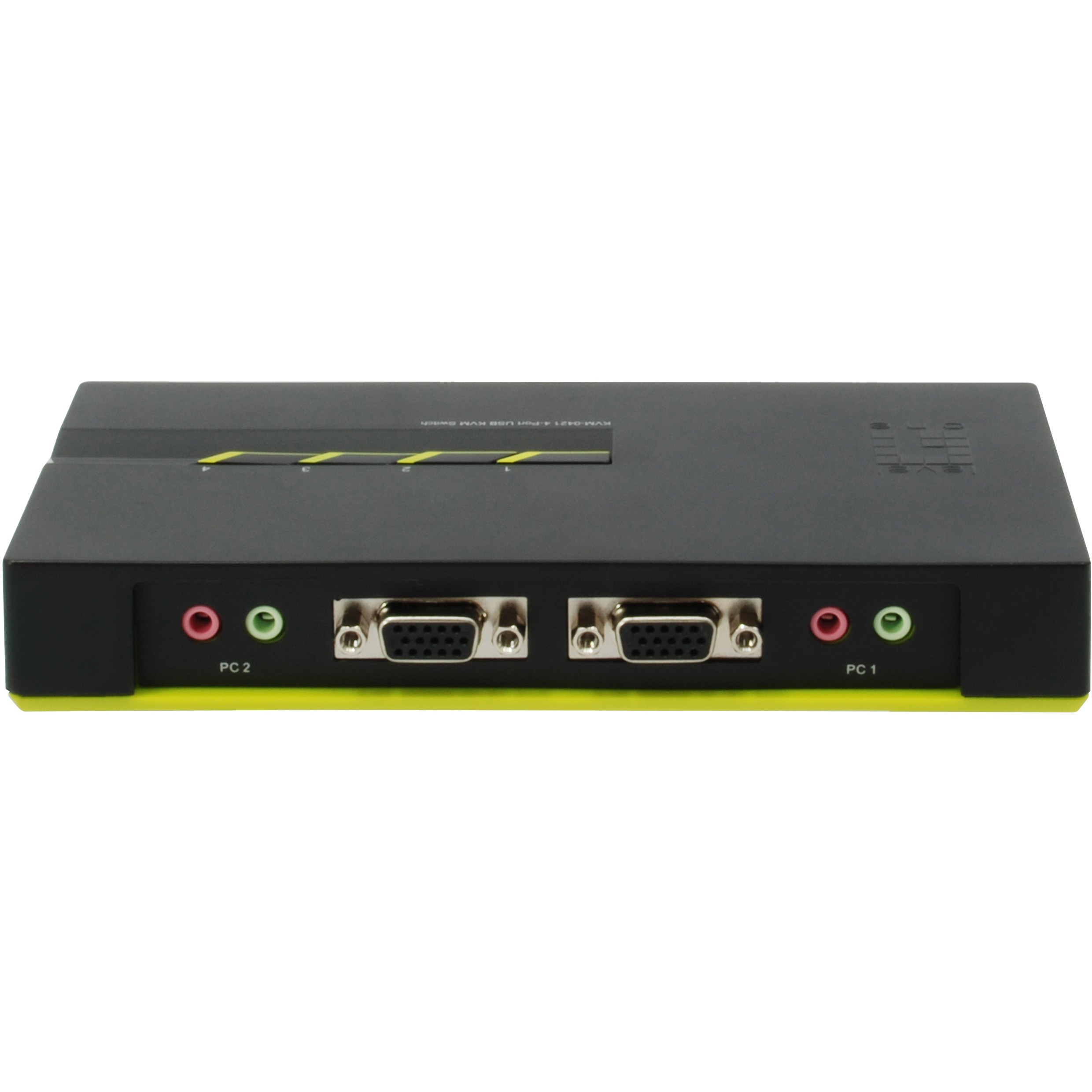 KVM Switch LEVELONE KVM-0410 4-Fach (VGA, 2xUSB, Audio)-1