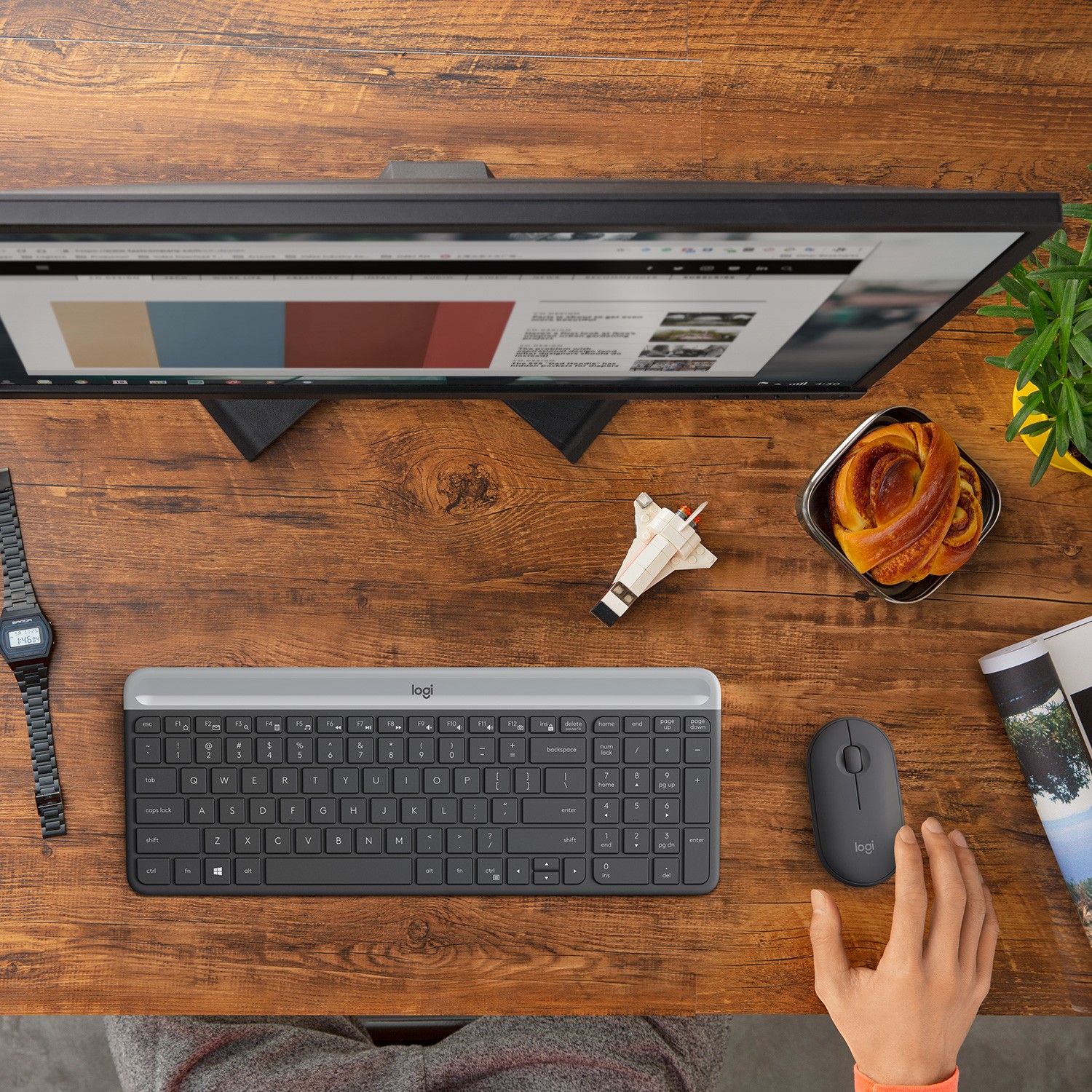 Set tipkovnica i miš LOGITECH SLIM WRLS KEYBOARD MOUSE COMBO-14