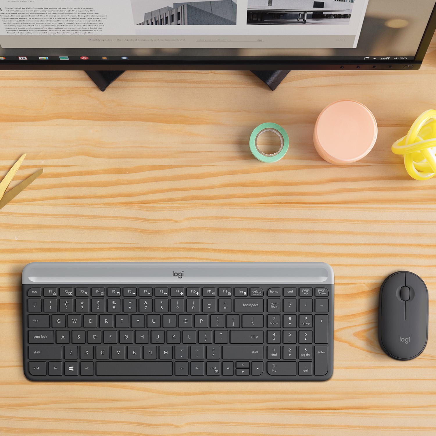 Set tipkovnica i miš LOGITECH SLIM WRLS KEYBOARD MOUSE COMBO-16