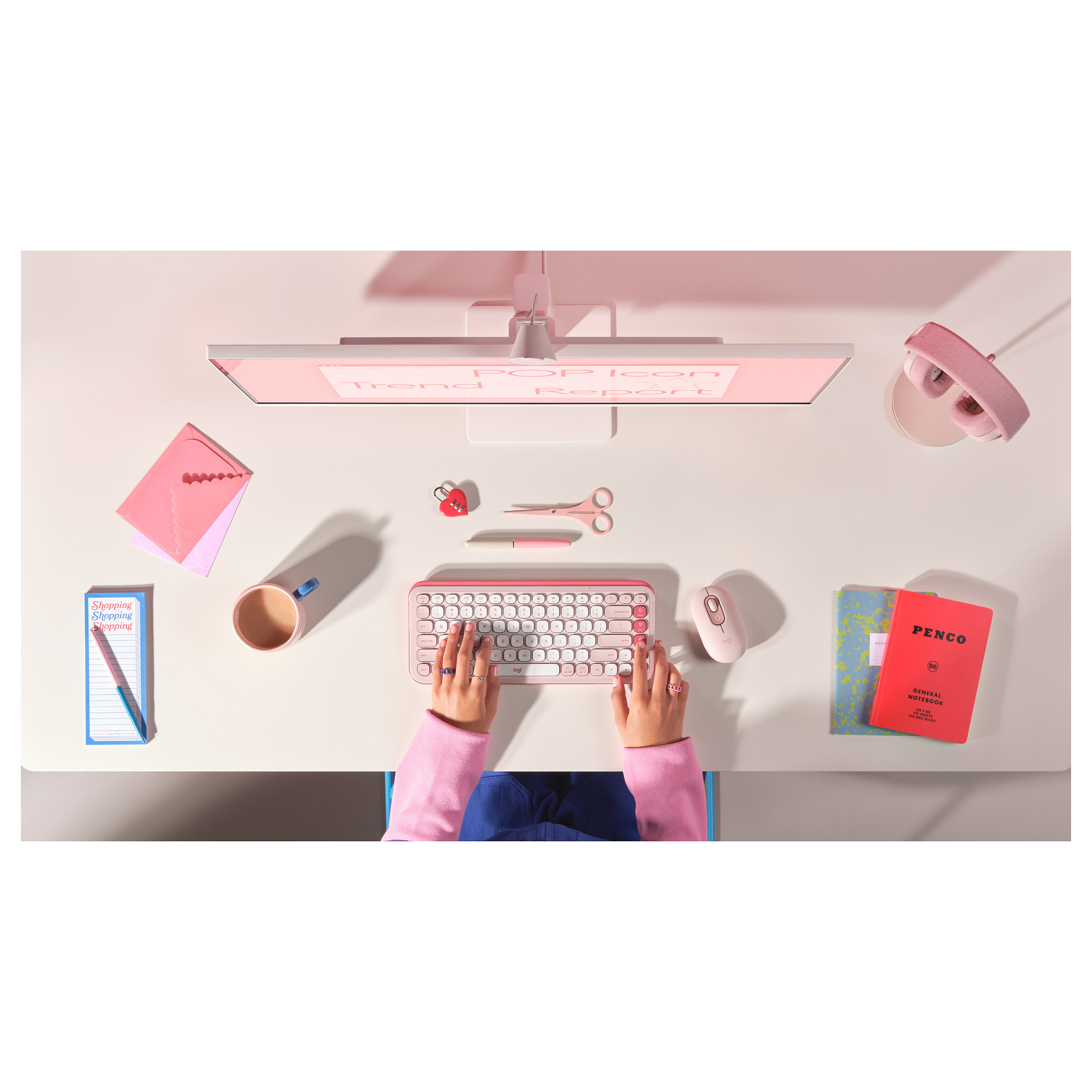 Set tipkovnica i miš LOGITECH POP ICON COMBO MOUSE AND KB-6