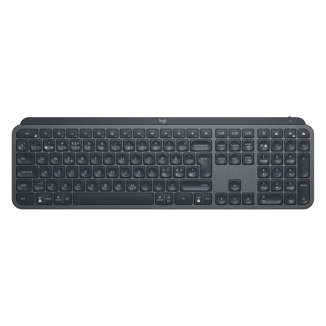 Bežična tipkovnica LOGITECH MX Keys for Business (Graphite, osvijetljena)-2