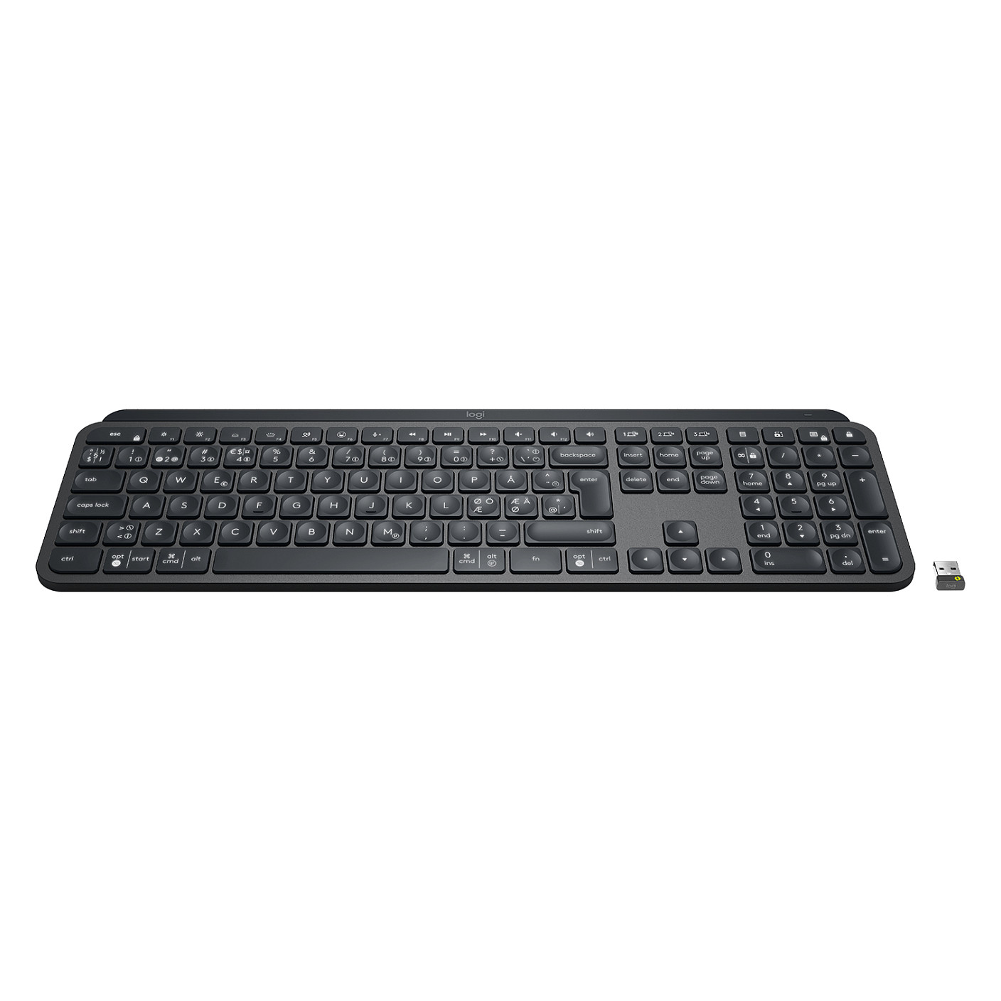 Bežična tipkovnica LOGITECH MX Keys for Business (Graphite, osvijetljena)-4
