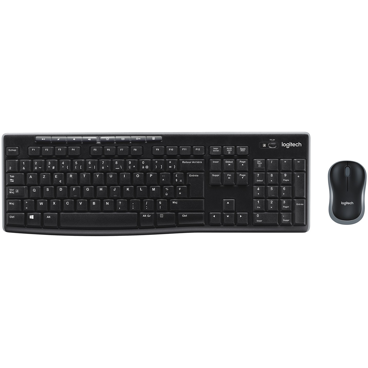 Bežični set tipkovnica i miša LOGITECH bežični COMBO MK270 – internacionalna non HR tipkovnica-0