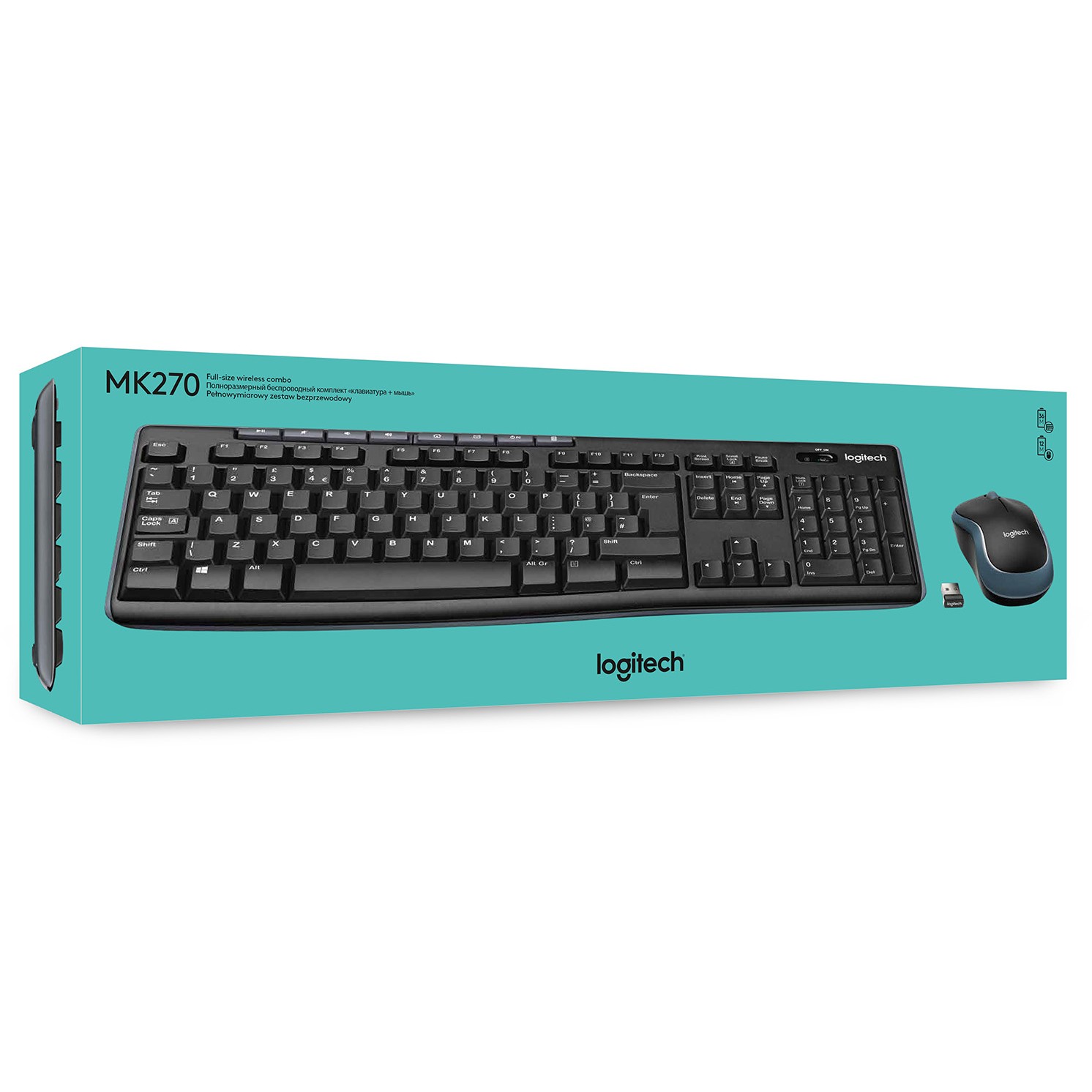 Bežični set tipkovnica i miša LOGITECH bežični COMBO MK270 – internacionalna non HR tipkovnica-8