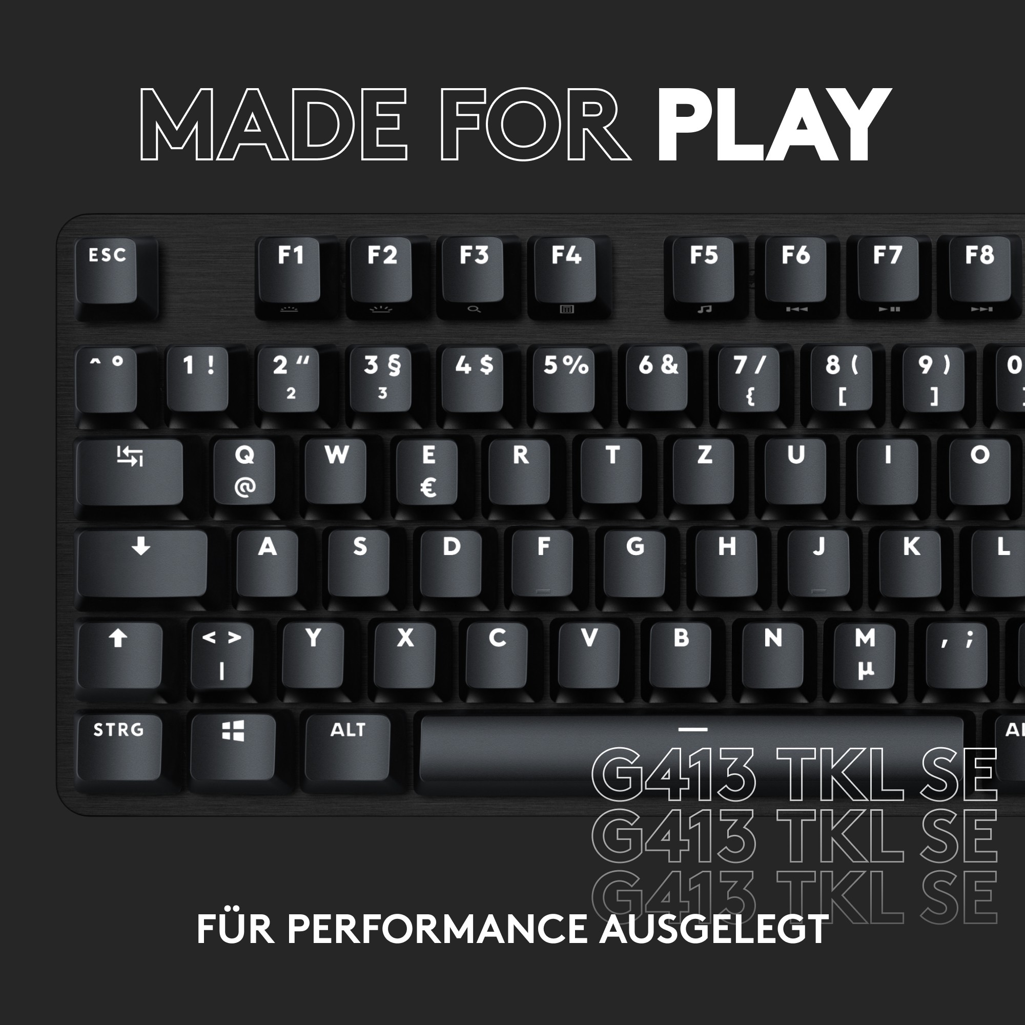Tipkovnica LOGITECH G413 TKL SE crna boja-6