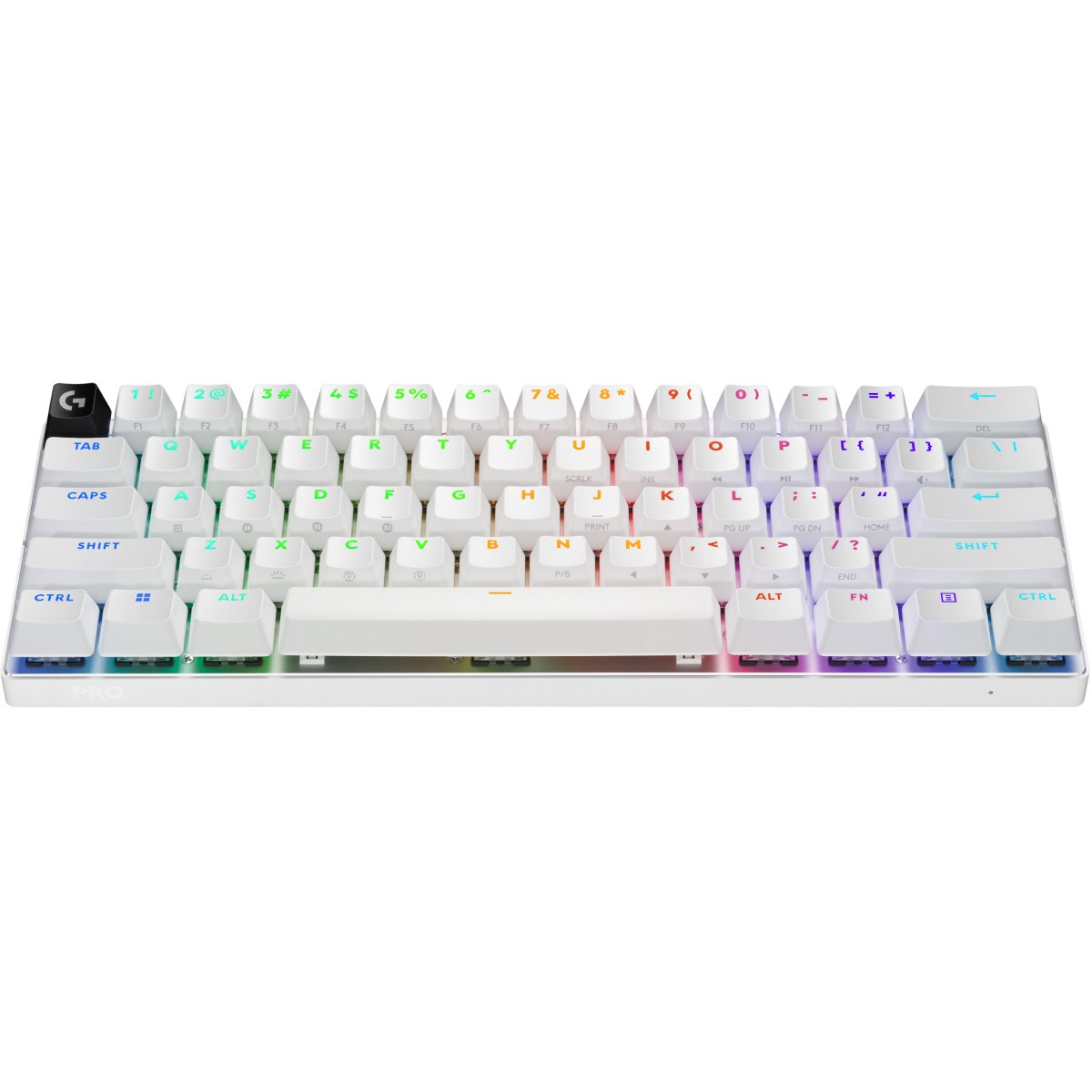 Gaming tipkovnica LOGITECH PRO X 60 TKL LIGHTSPEED (TKL, bežična, RGB, mehanička, plava prekidača) – internacionalna non HR tipkovnica