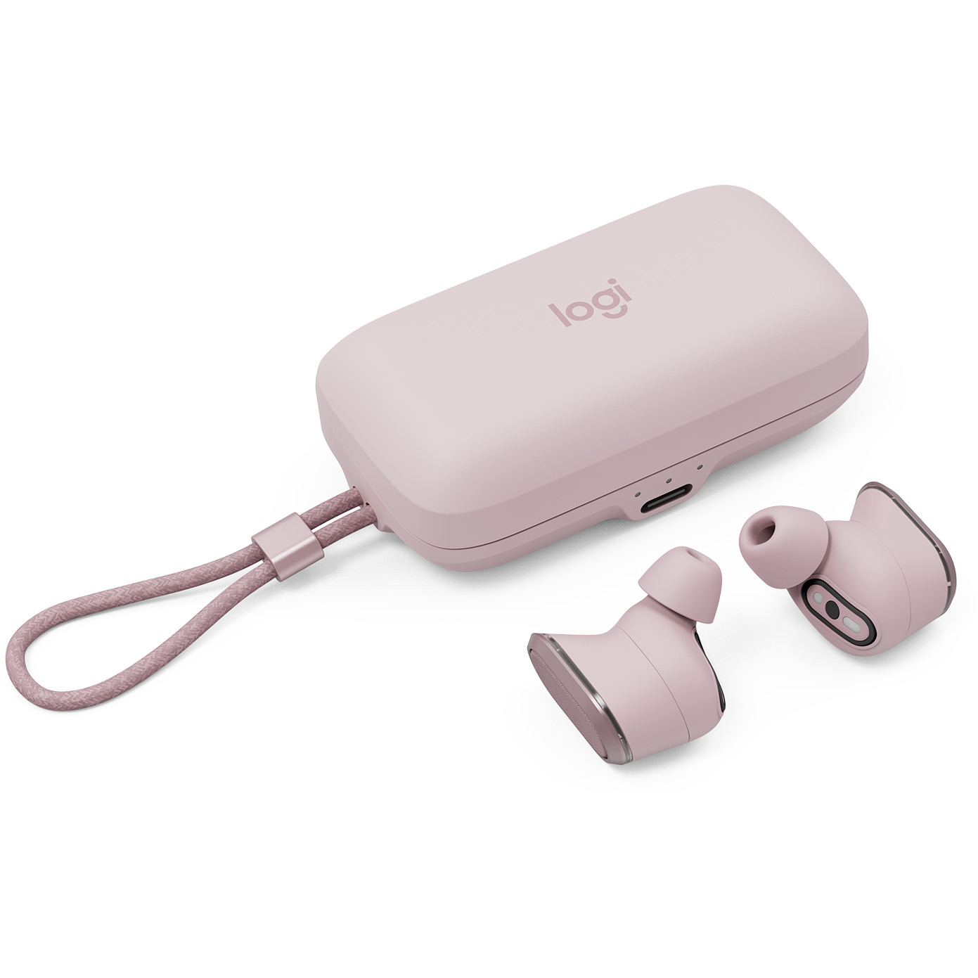 Slušalice LOGITECH Zone TWS In-Ear Rosa (ANC, bežične)-1