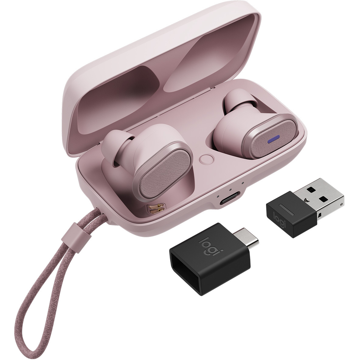 Slušalice LOGITECH Zone TWS In-Ear Rosa (ANC, bežične)-4
