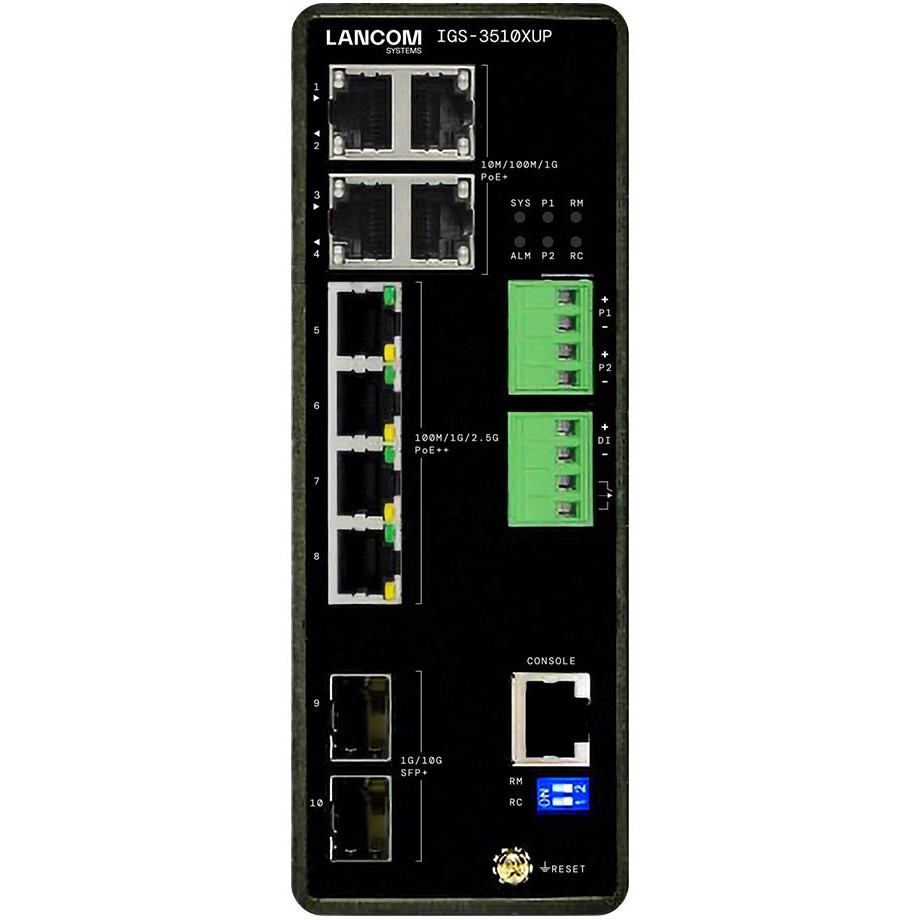 Switch LANCOM IGS-3510XUP (10x 10/100/1000 Mbps, 2x SFP, PoE)
