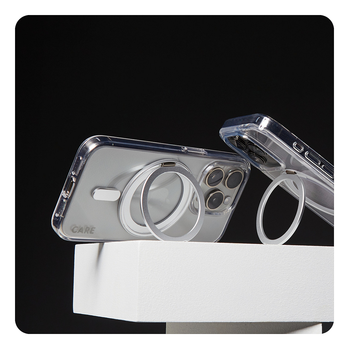 Futrola PANZER GLASS CARE Feature Silver Kickstand MagSAFE iPhone 16 Pro-3