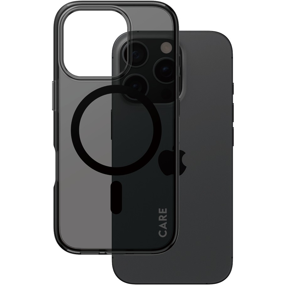 Zaštitna maska PANZER GLASS CARE Case Flagship Smokey MagSAFE iPhone 16 Pro