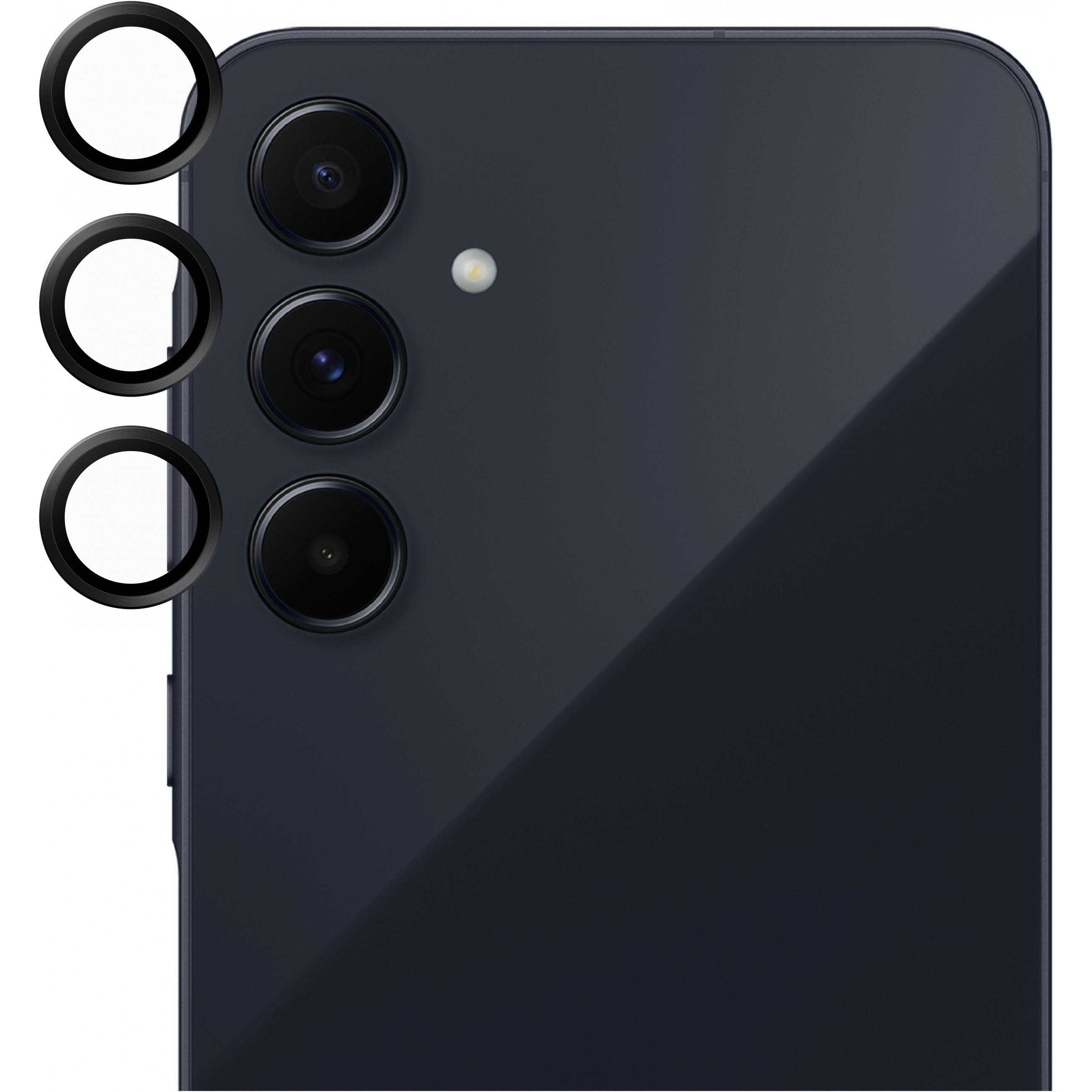 Zaštitnik za kameru PANZER GLASS SAFE. za Samsung A55 5G, crna boja