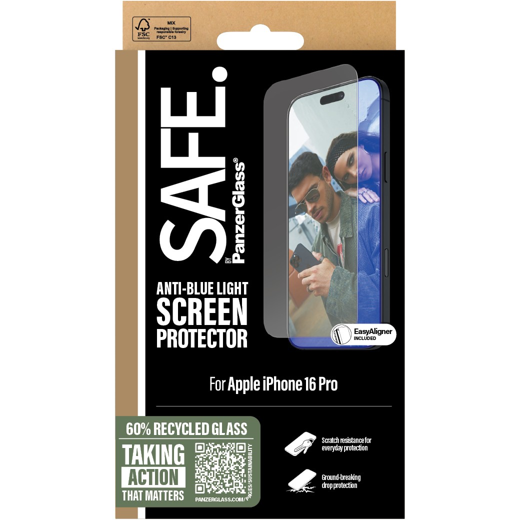 Zaštita za ekran PANZER GLASS SAFE EyeCare iPhone 16 Pro UWF-2