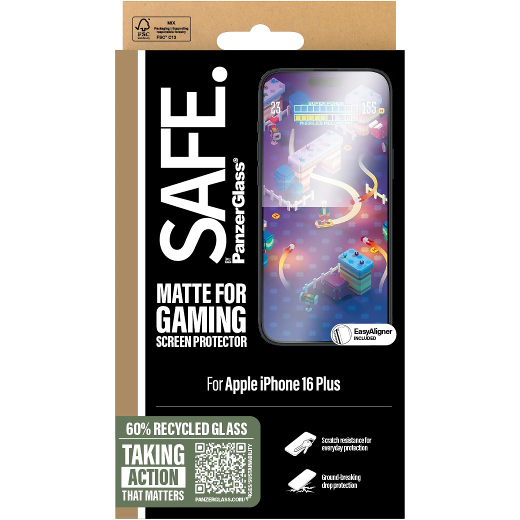 Zaštita za telefon PANZER GLASS SAFE Gaming iPhone 16/15 Plus UWF-2