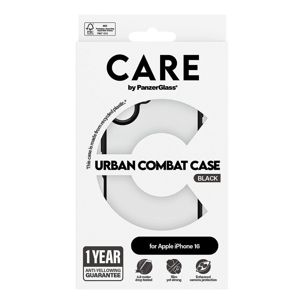 Zaštitna maska PANZER GLASS CARE Case Flagship Urban Combat iPhone 16-1