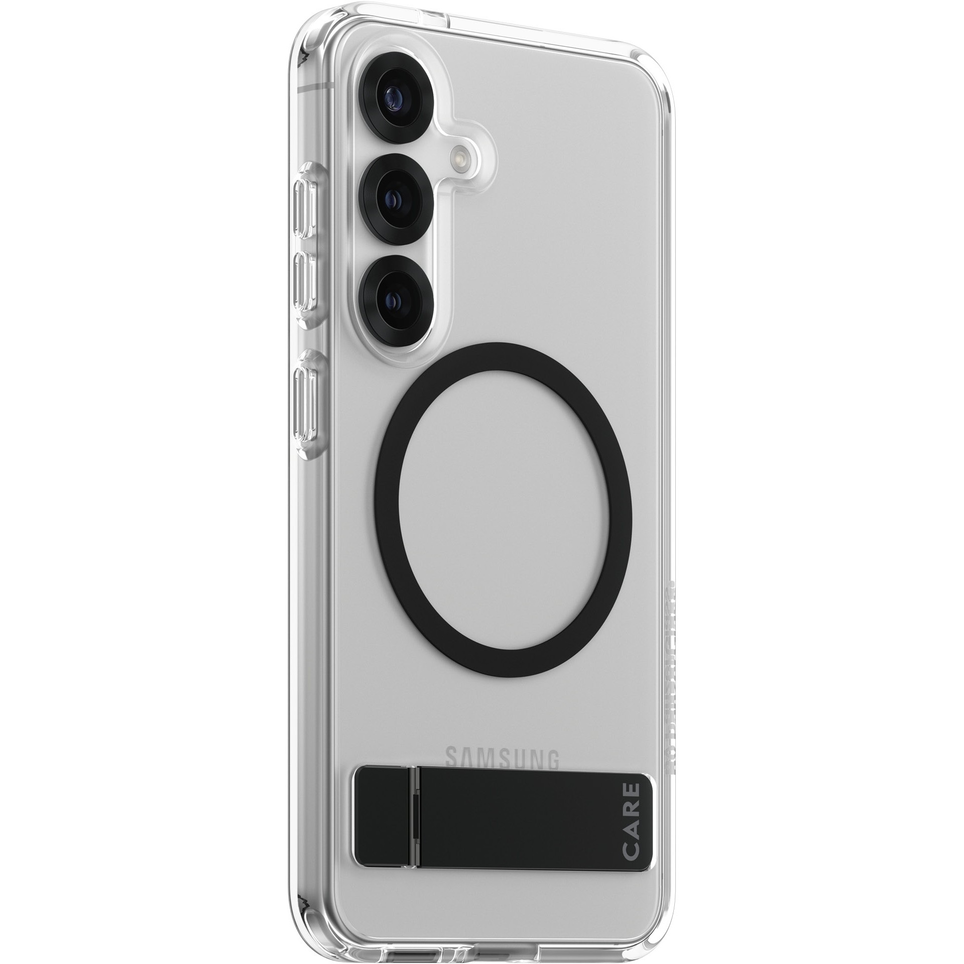 Futrola PANZER GLASS CARE Feature Case Clear Kickstand & QI Compatible Galaxy S25-0