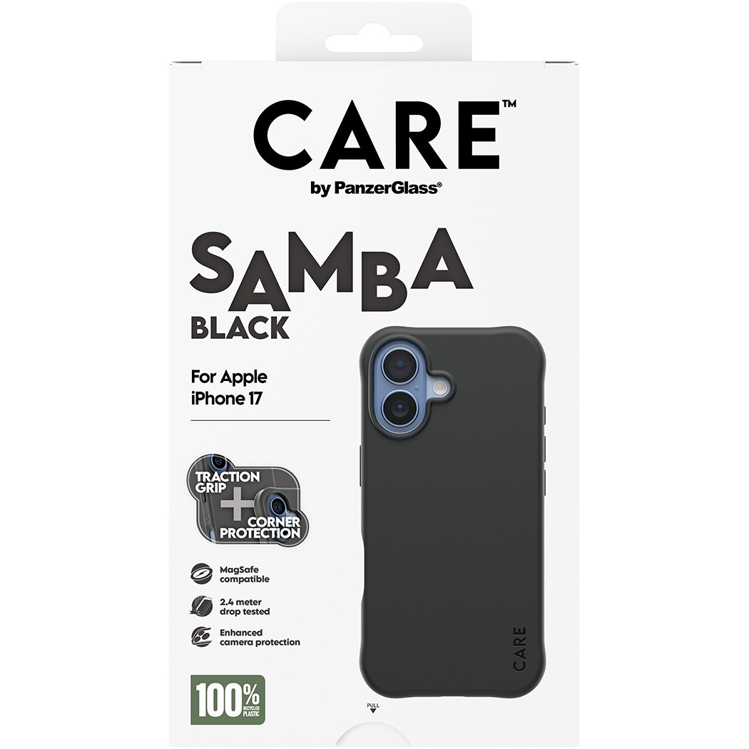 Zaštita za telefon PANZER GLASS CARE fashionable Samba black MagSafe iPhone 17-2