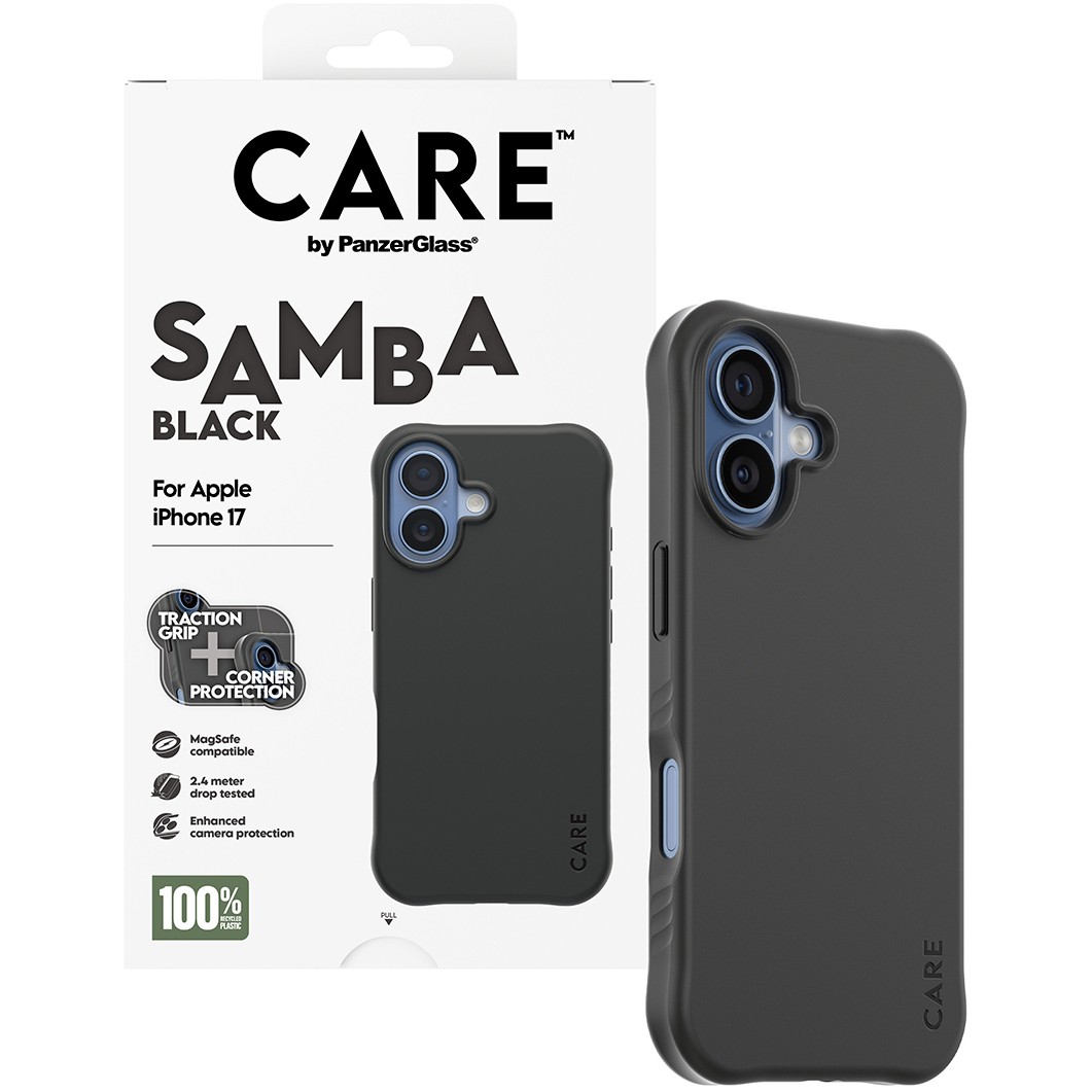 Zaštita za telefon PANZER GLASS CARE fashionable Samba black MagSafe iPhone 17-4