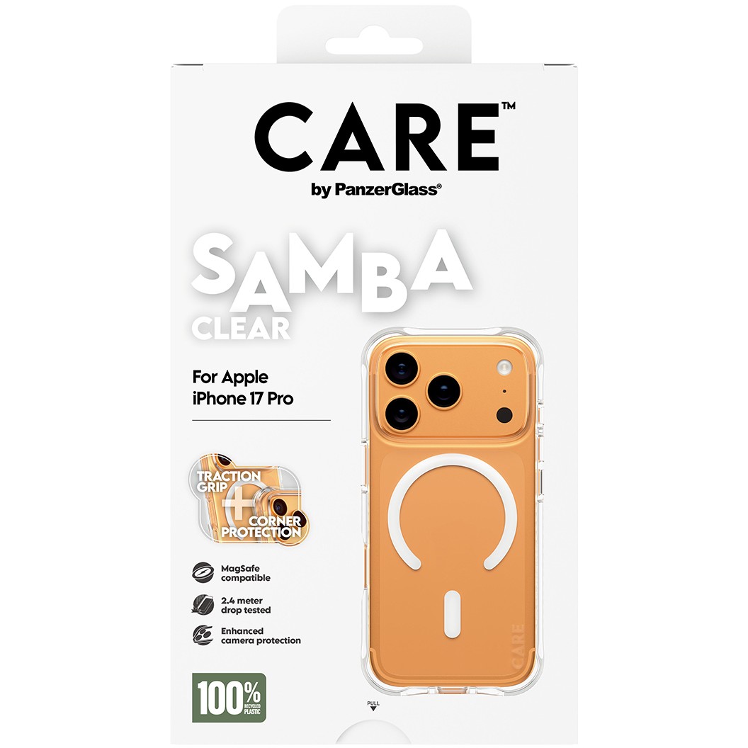 Zaštita za telefon PANZER GLASS CARE fashionable Samba clear MagSafe iPhone 17 Pro-2