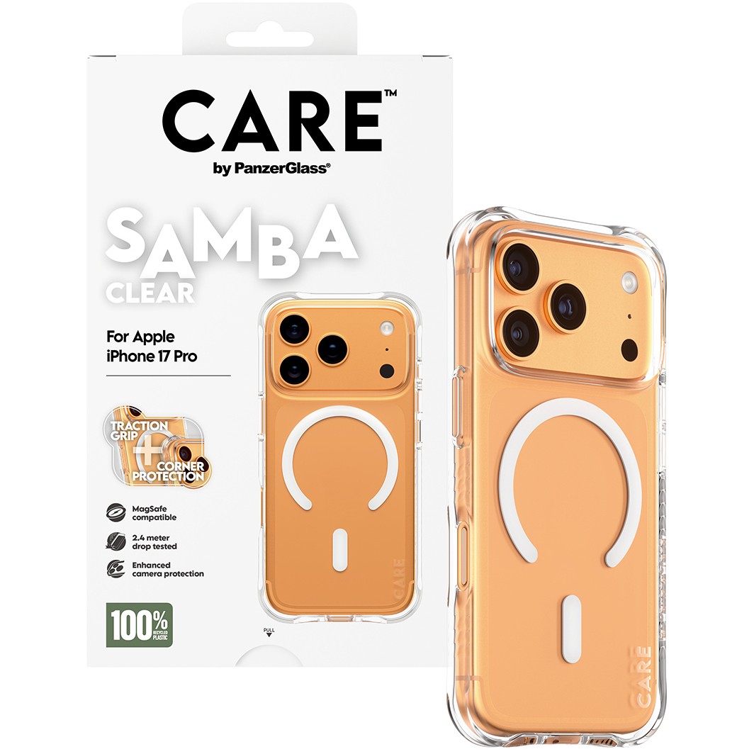 Zaštita za telefon PANZER GLASS CARE fashionable Samba clear MagSafe iPhone 17 Pro-4