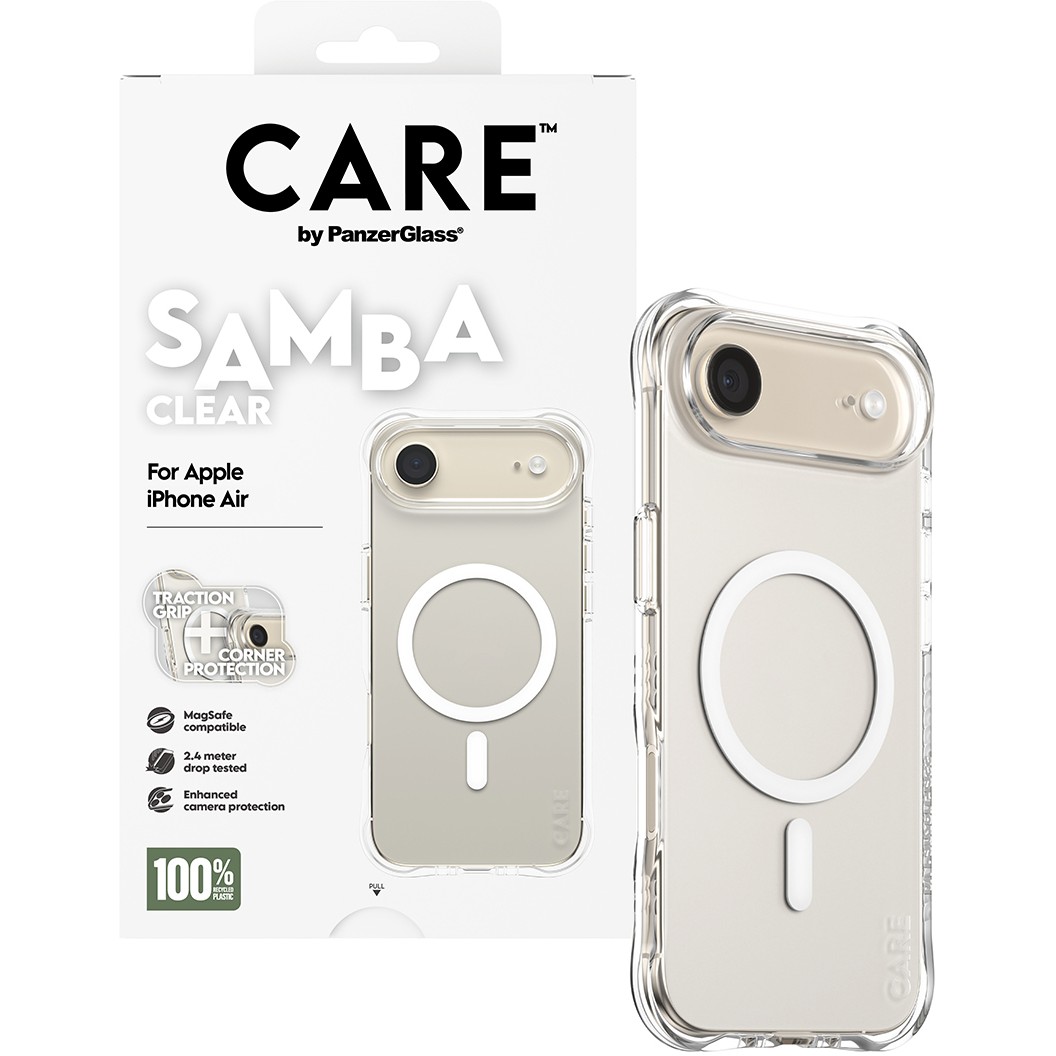 Zaštita za telefon PANZER GLASS CARE fashionable Samba clear MagSafe iPhone Air-4