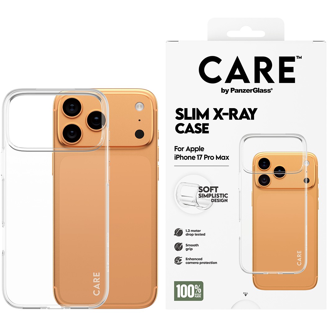 Zaštita za telefon PANZER GLASS CARE fashionable X-Ray Soft Basic iPhone 17 Pro Max-1