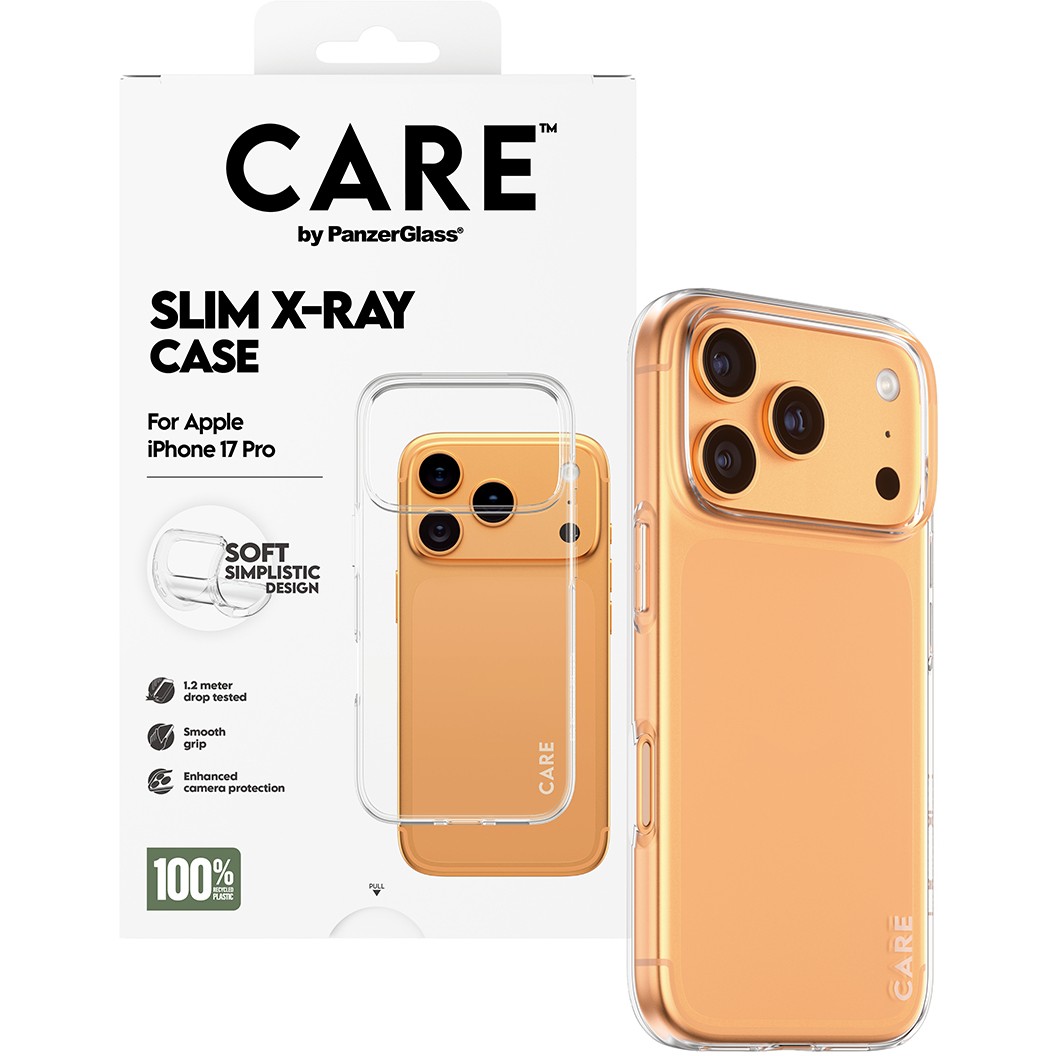 Zaštita za telefon PANZER GLASS CARE fashionable X-Ray Soft Basic iPhone 17 Pro-4